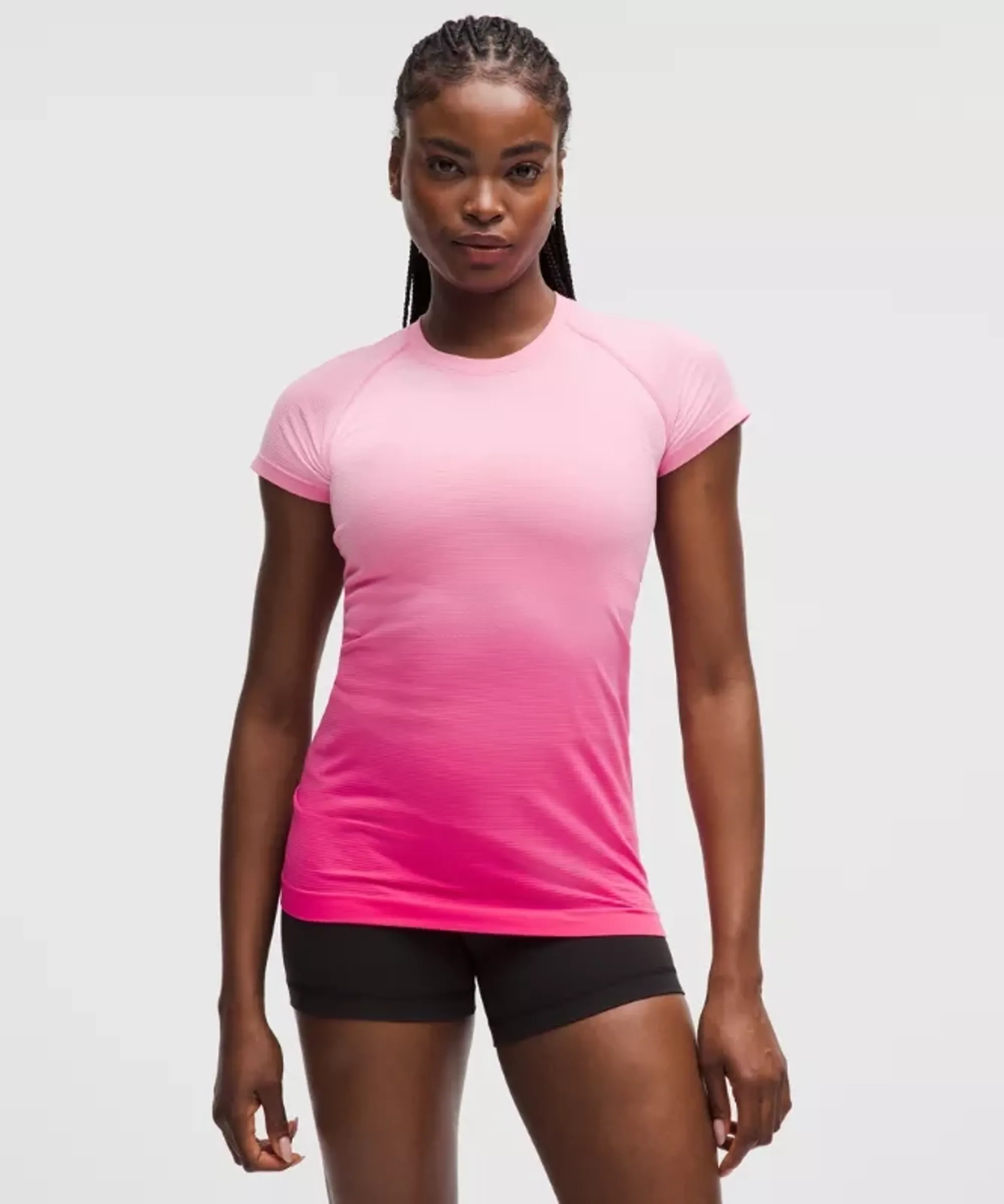 lululemon – Women's Swiftly Tech Short-Sleeve Shirt 2.0 Hip Length – Color Pink – Size 0