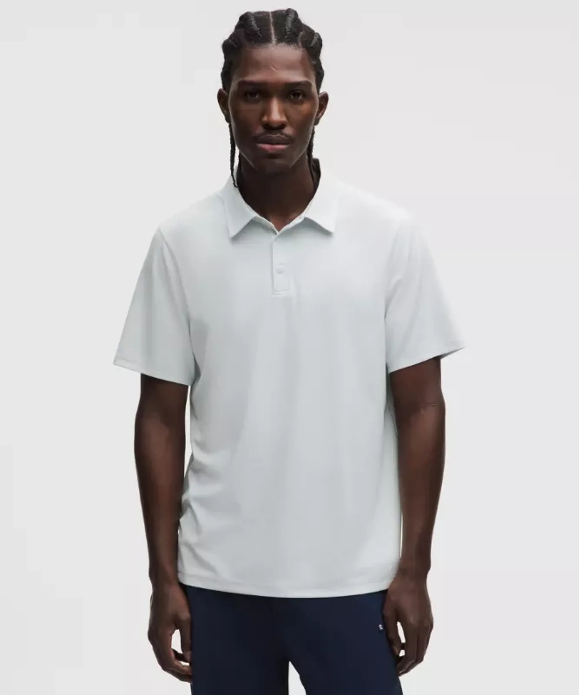 lululemon – Men's ShowZero Classic-Fit Polo Shirt – Color Pastel/White – Size Large