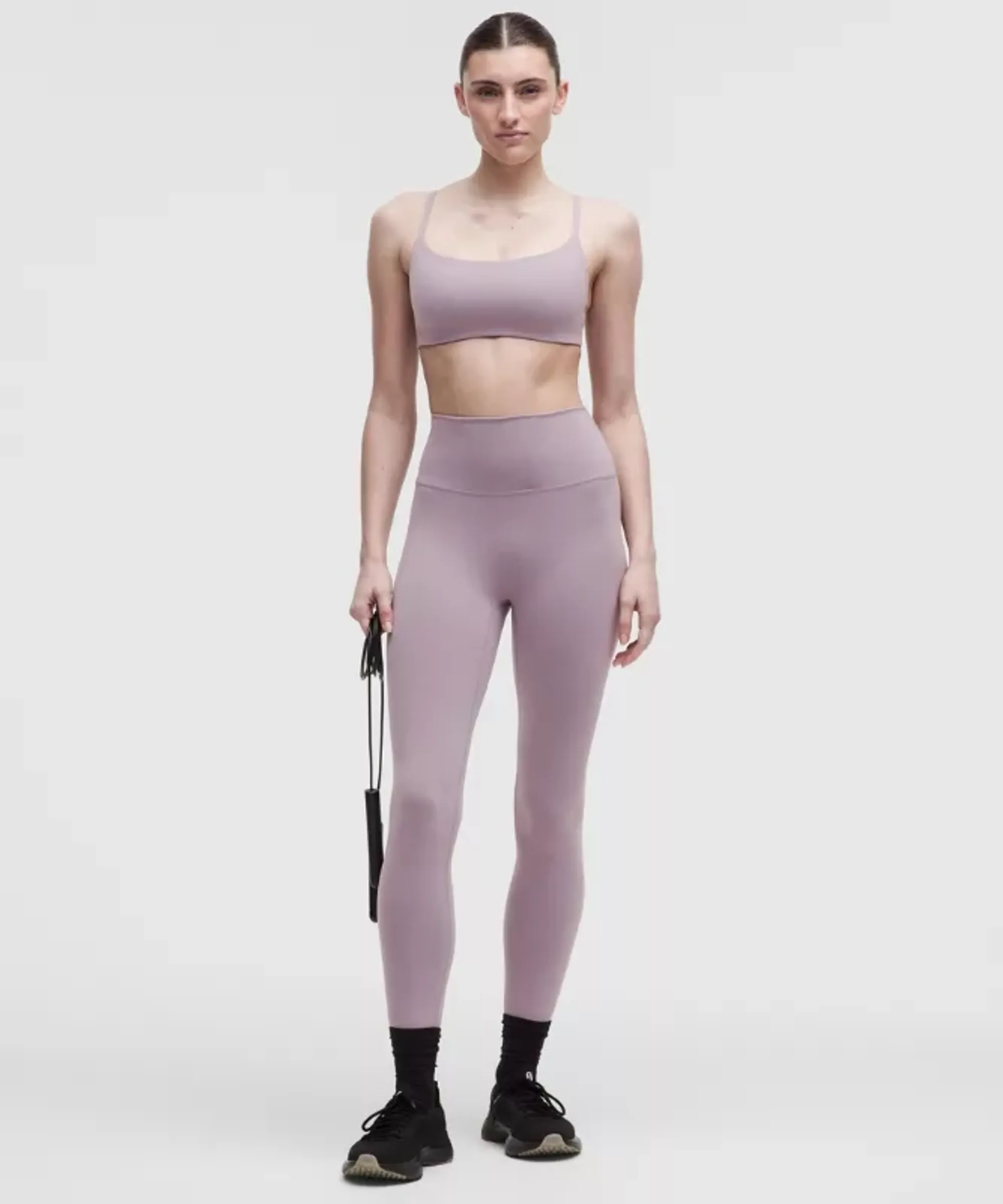 lululemon – Women's Wunder Train No Line High-Rise Tight Leggings – 25" – Color Purple/Pastel – Size 0