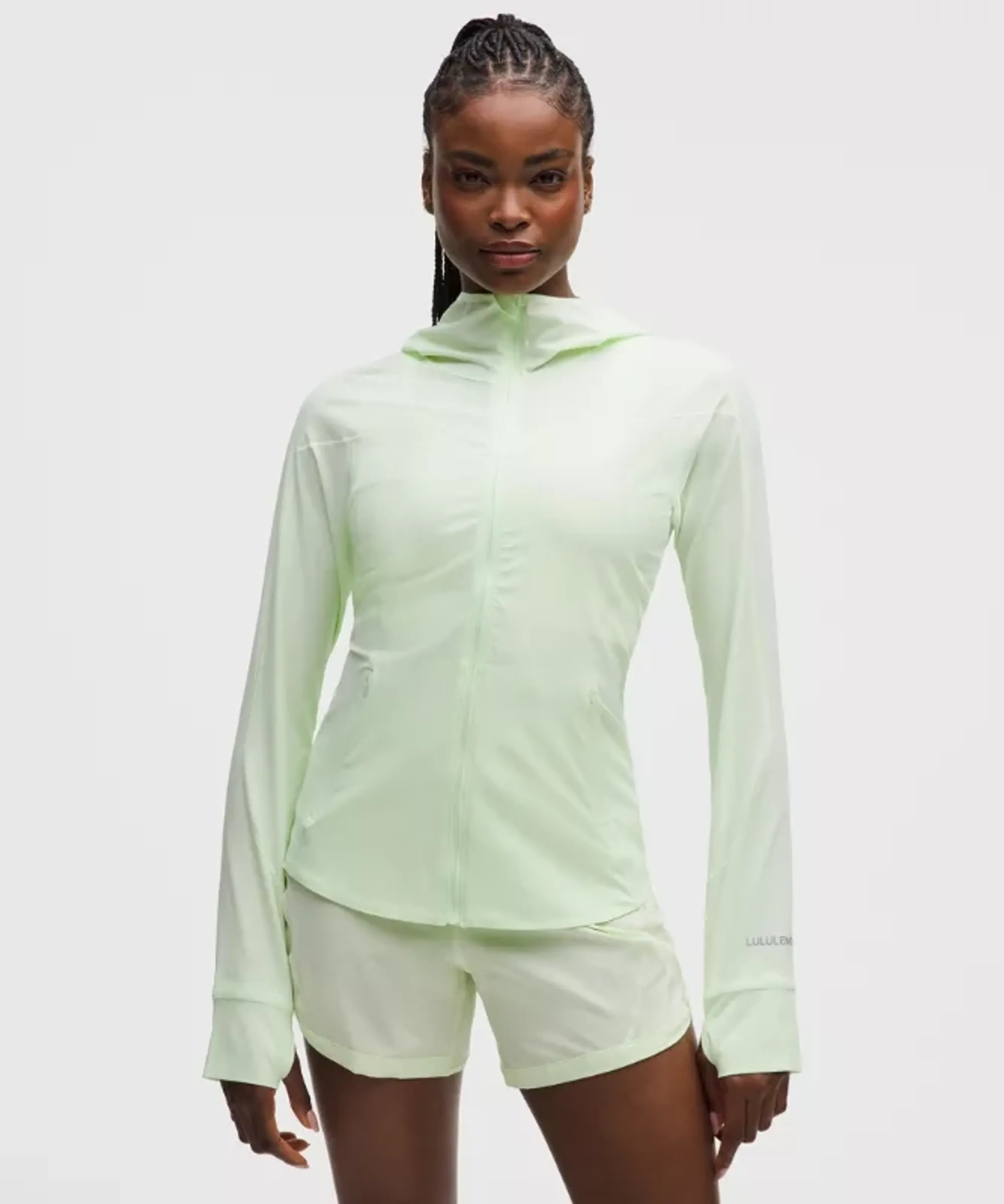 lululemon – Women's Mist Over Windbreaker Jacket – Color Green/Pastel – Size 0