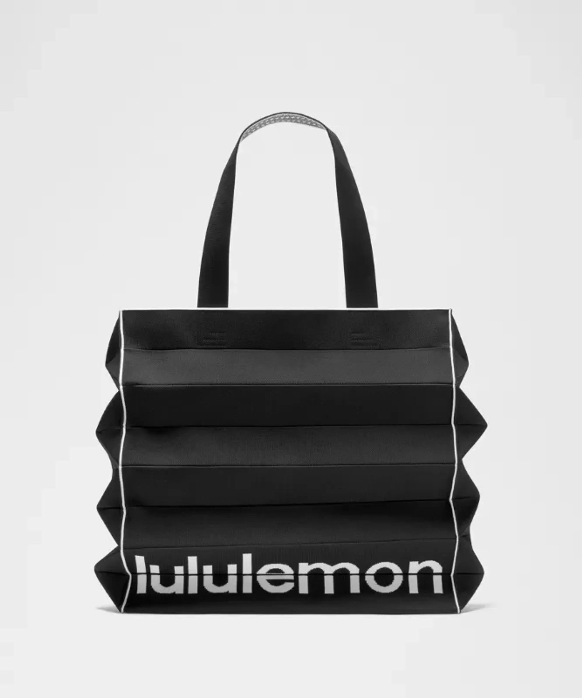 lululemon – Fold It Hold It Tote Bag 22L – Color Black/White