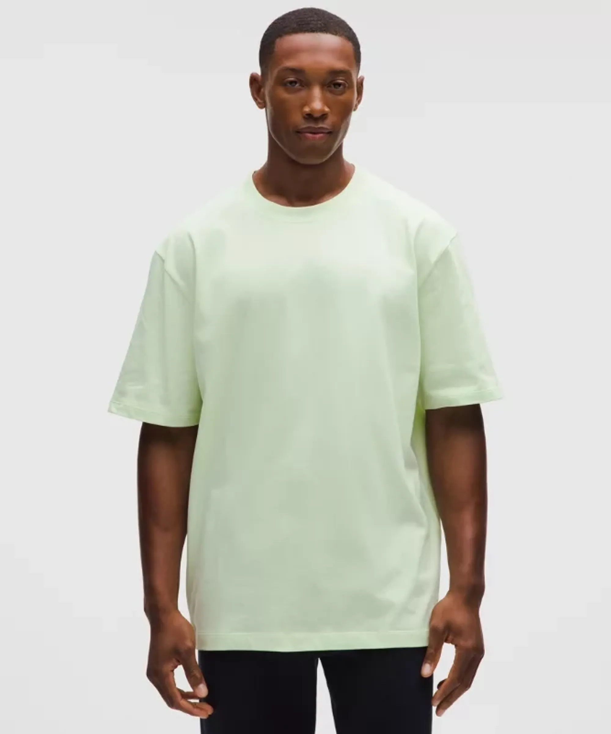 lululemon – Men's Heavyweight Jersey T-Shirt – Color Green/Pastel – Size Large