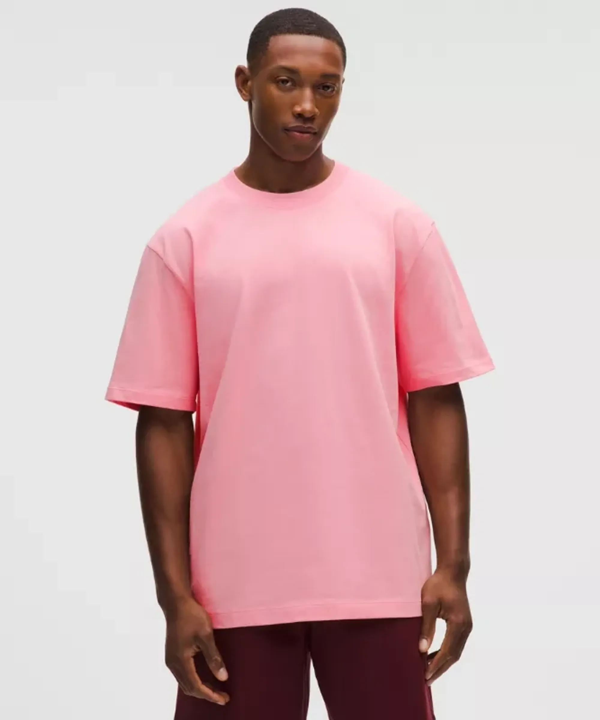 lululemon – Men's Heavyweight Jersey T-Shirt – Color Pink – Size Large