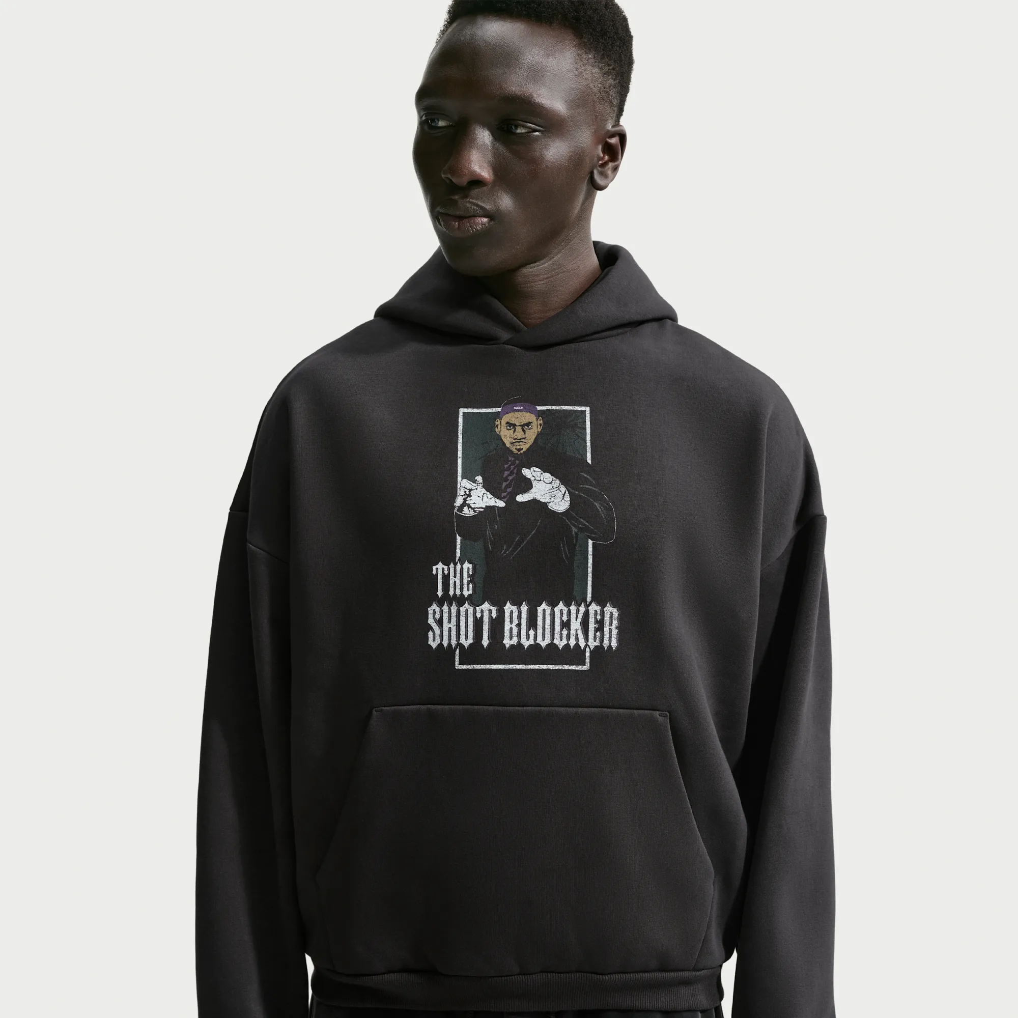 Nike LeBron 'Hurt Feelings' Therma-FIT Brushed Basketball Pullover Hoodie - Black - Fleece
