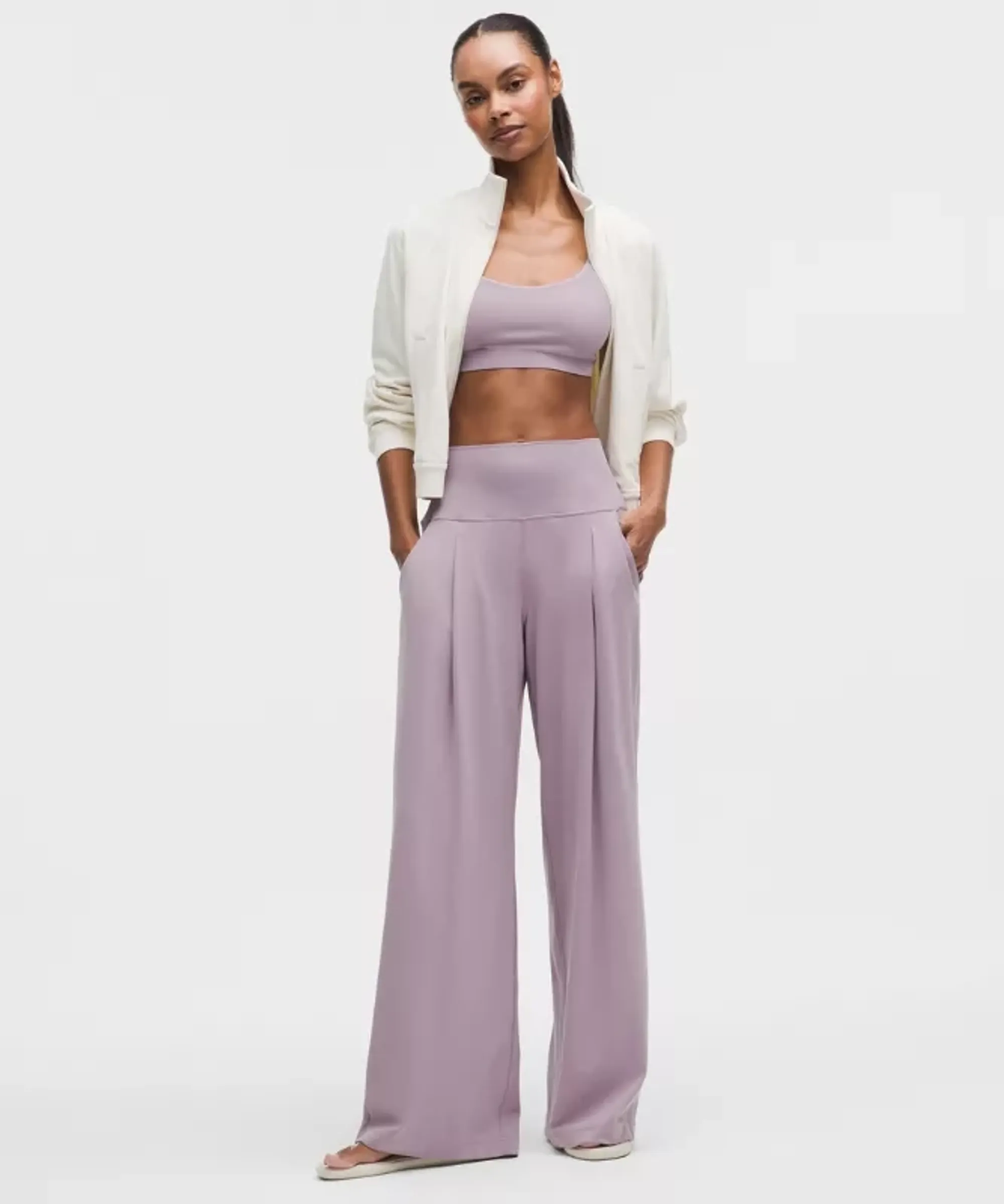 lululemon – Women's Align Palazzo Pants Regular – Color Purple/Pastel – Size 10