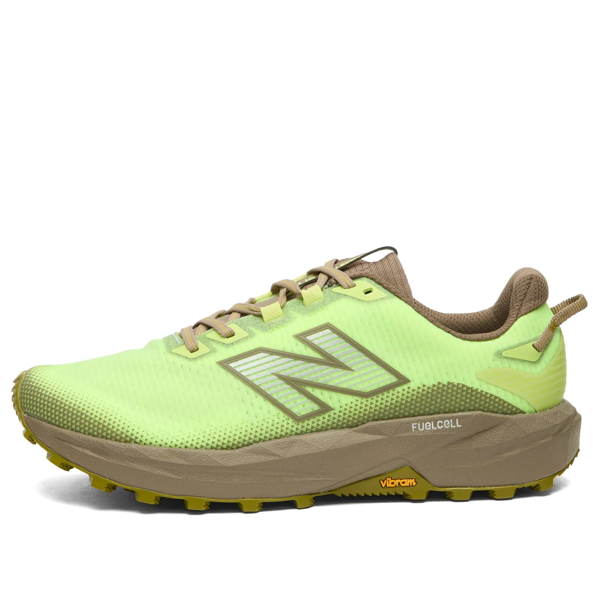 New Balance Men's FuelCell Rebel Trail in Green/Brown Synthetic