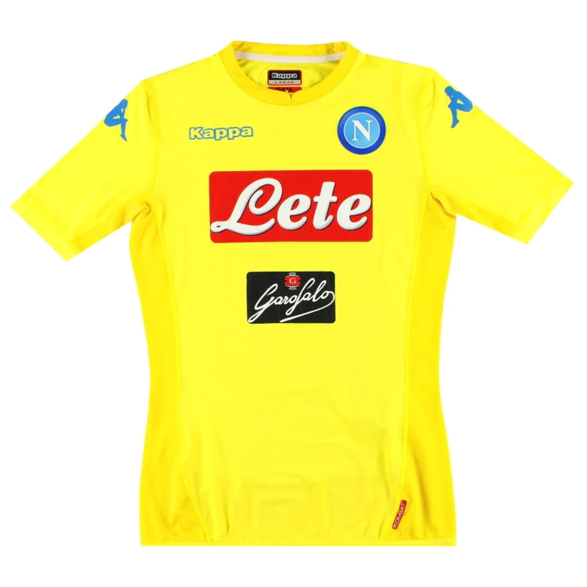 2017-18 Napoli Kappa Away Shirt M - Napoli / Excellent 