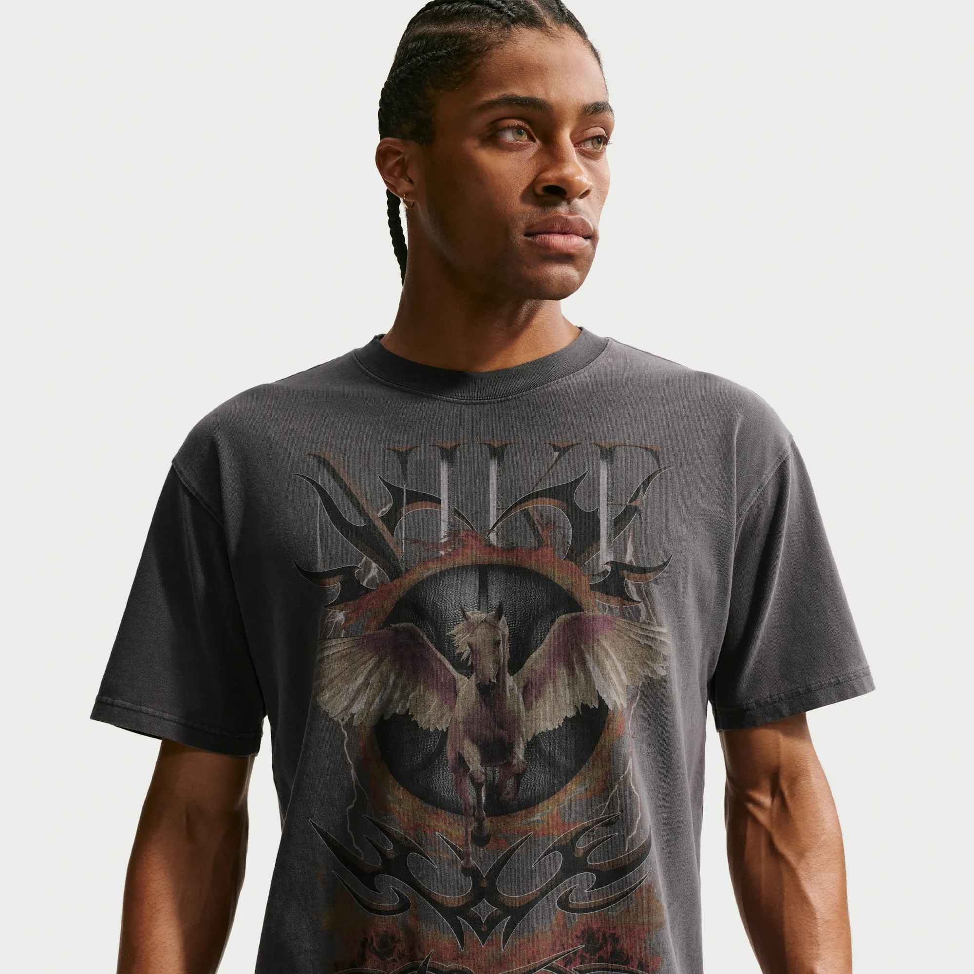 Nike Men's Basketball T-Shirt - Black - Cotton