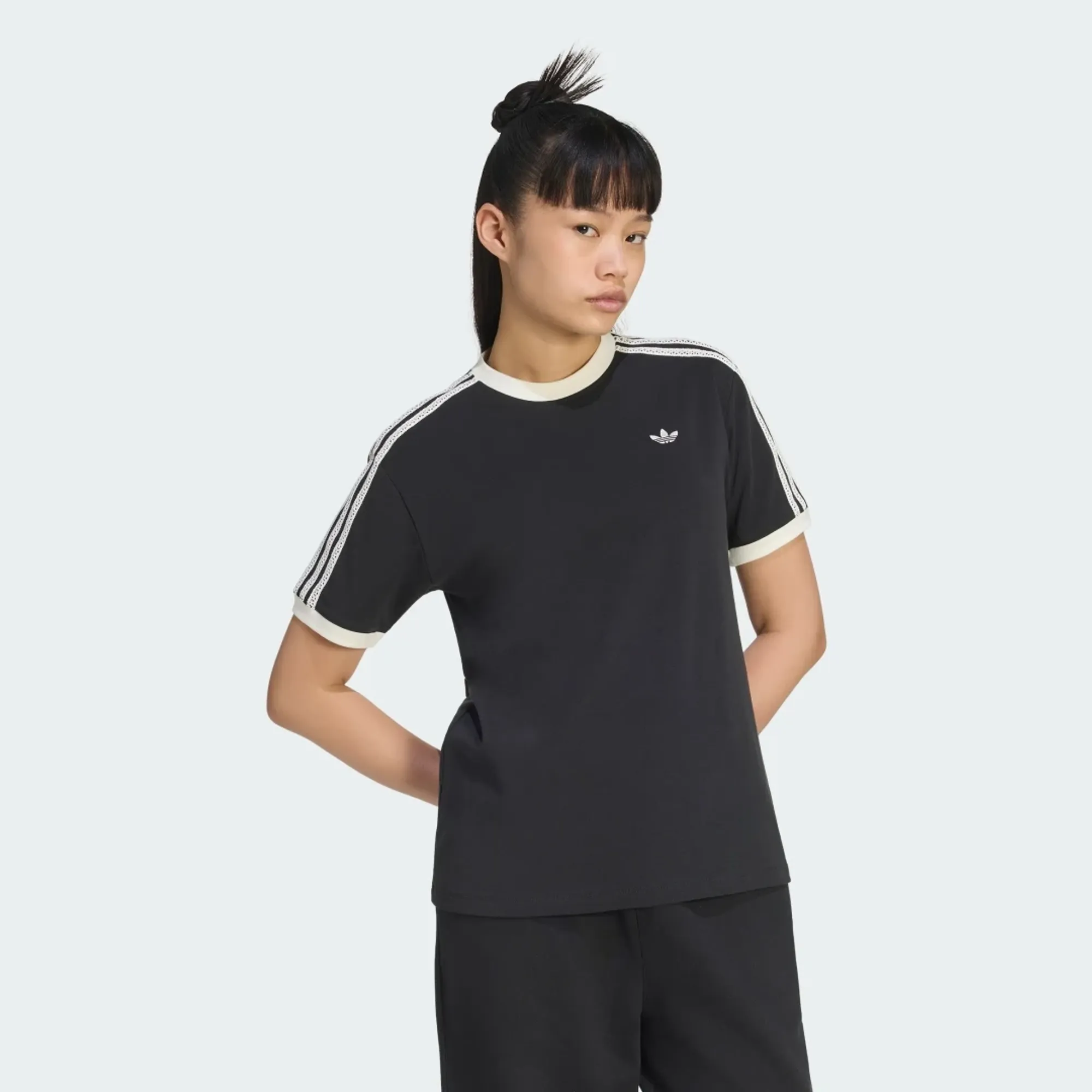 adidas ADIDAS ORIGINALS SUMMER GLOW ADVANCED THREE STRIPES T-Shirt