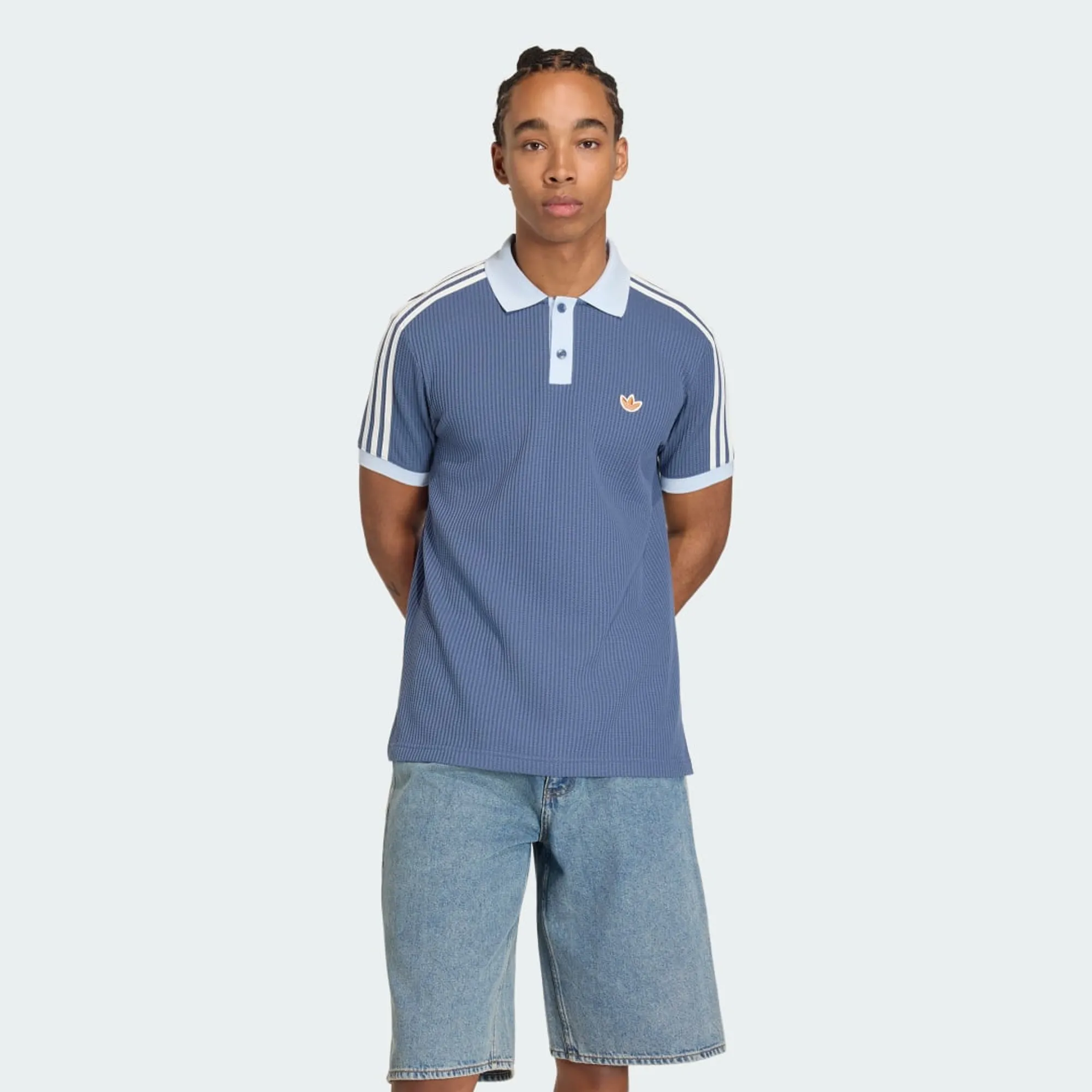 adidas WAFFLE KNIT POLO SHIRT