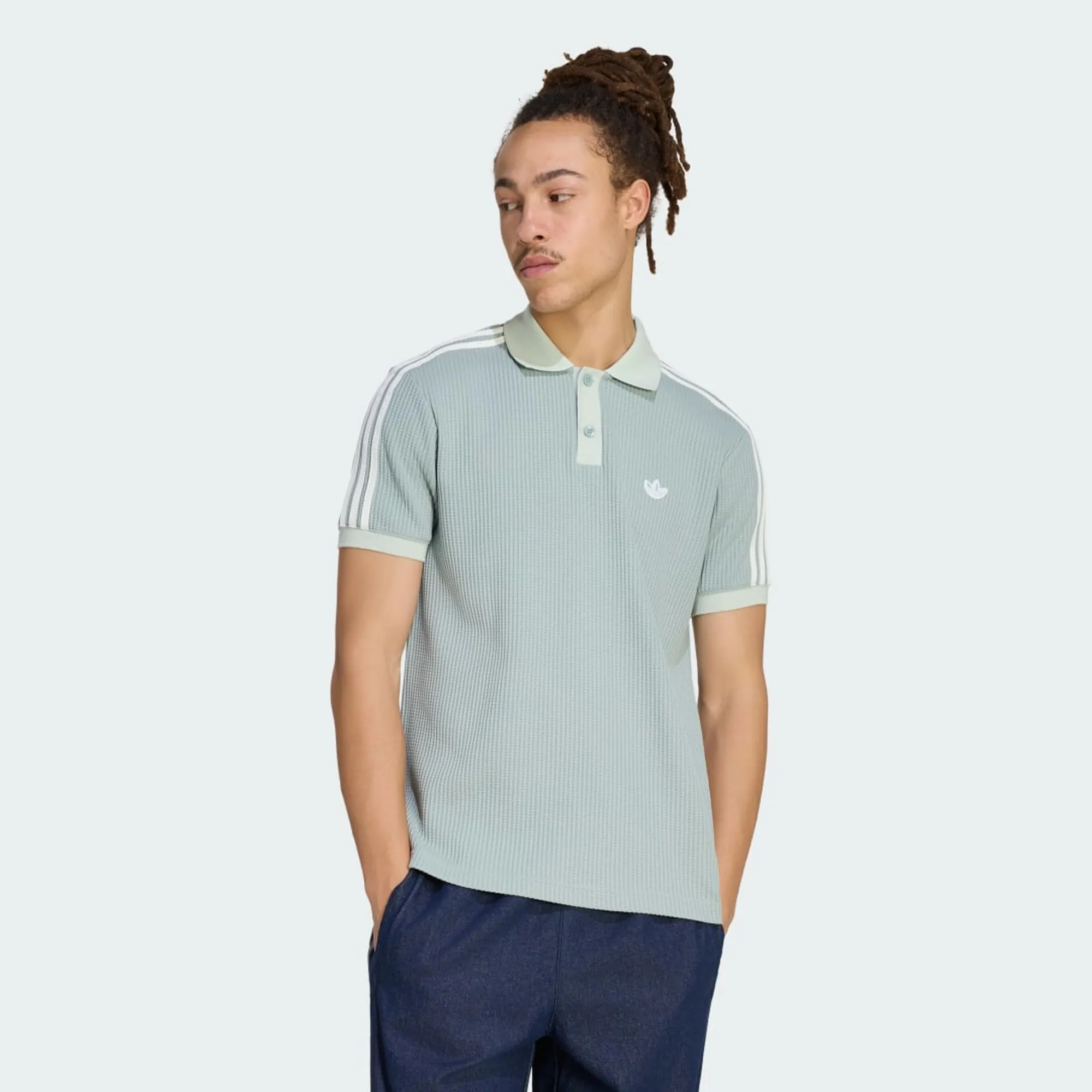 adidas WAFFLE KNIT POLO SHIRT