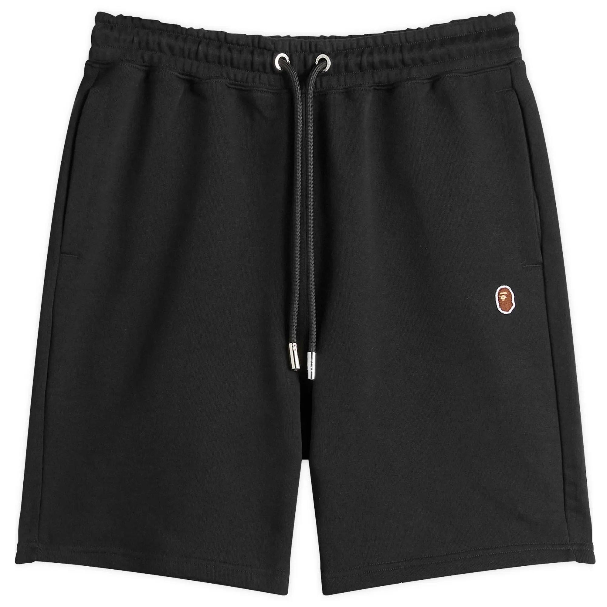 A Bathing Ape Men's One Point Sweat Shorts Black
