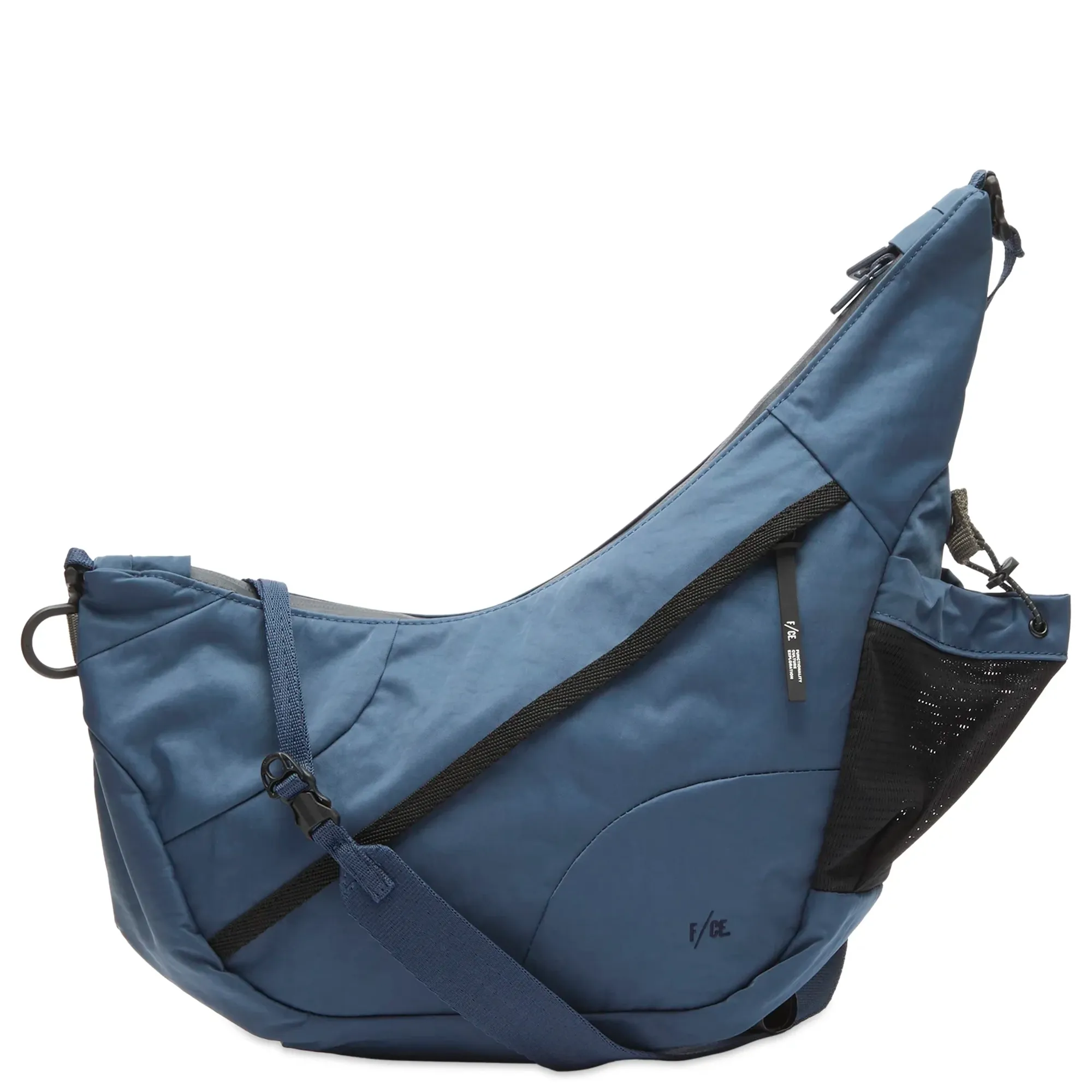 F/CE. Textured Twill Horn Mini Shoulder Bag Navy