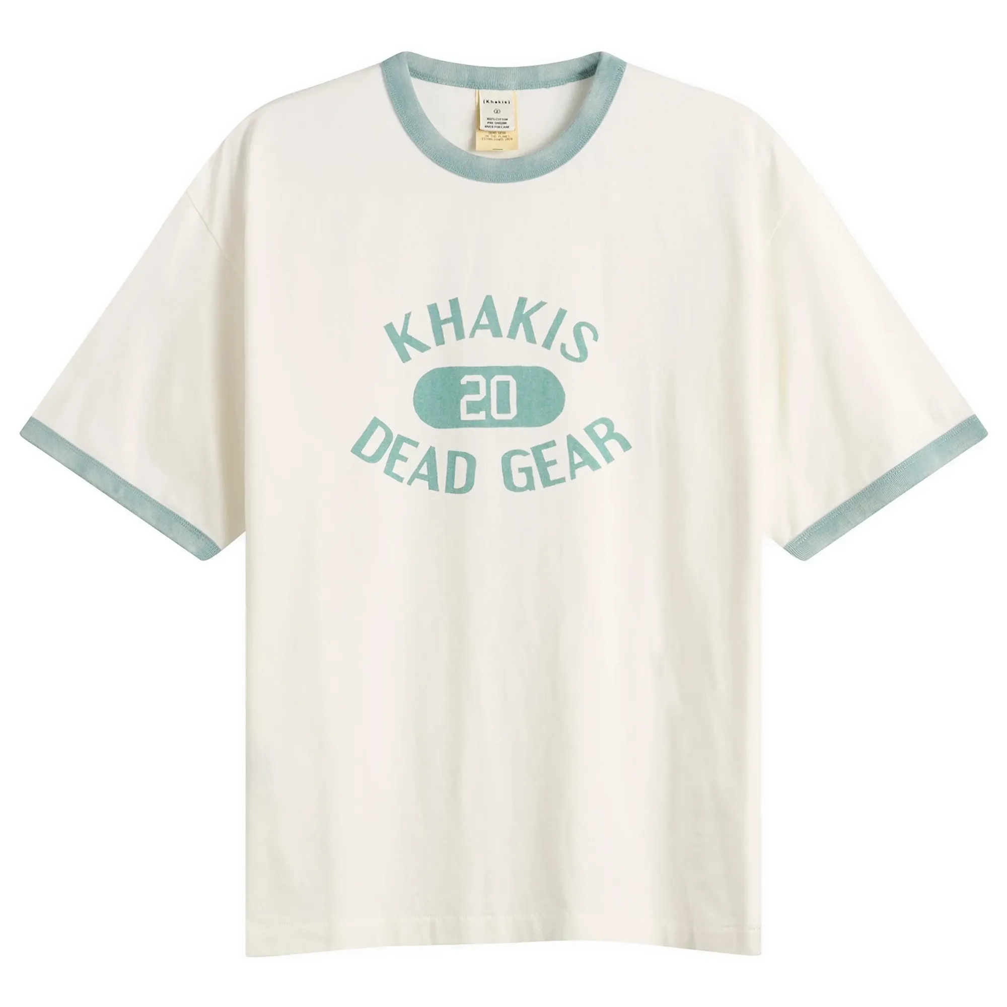 Khakis Men's Major Ringer T-Shirt White