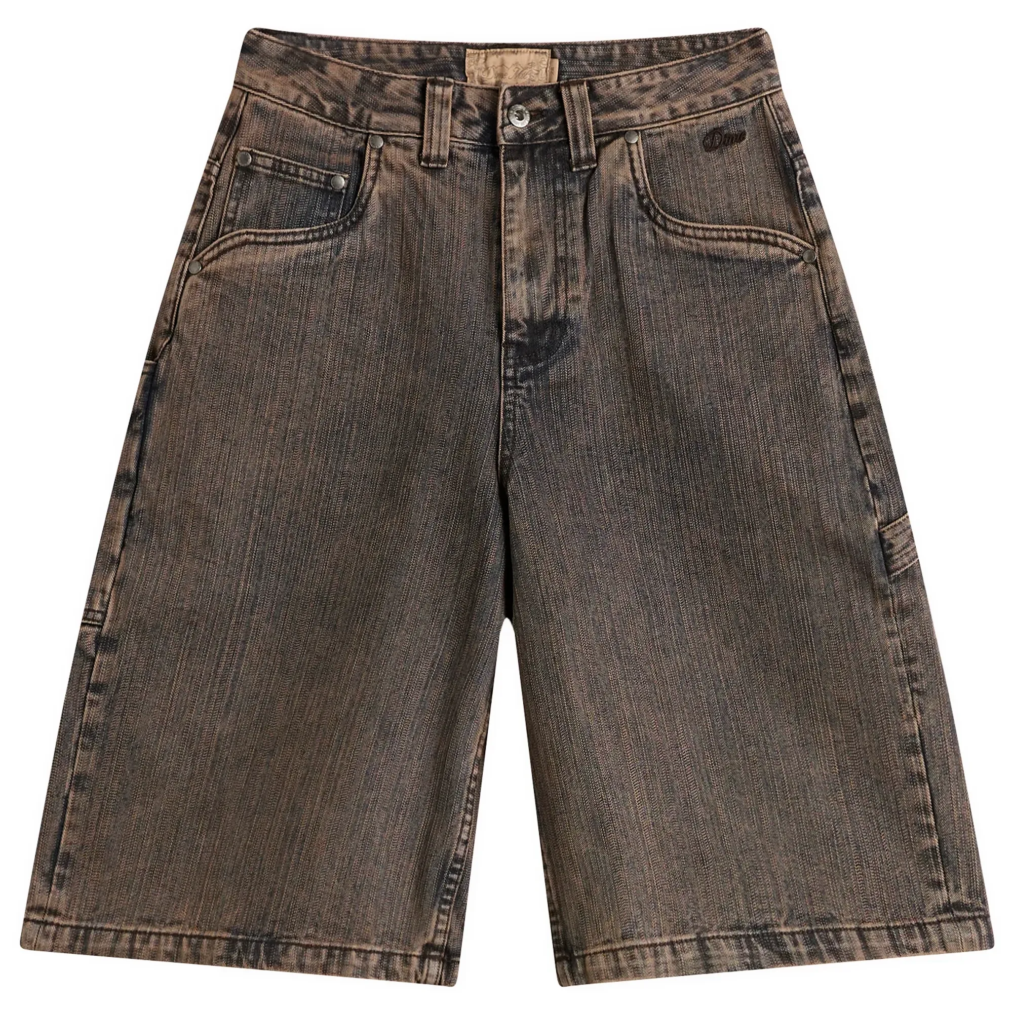 Dime Women's Denim Shorts Premium Brown