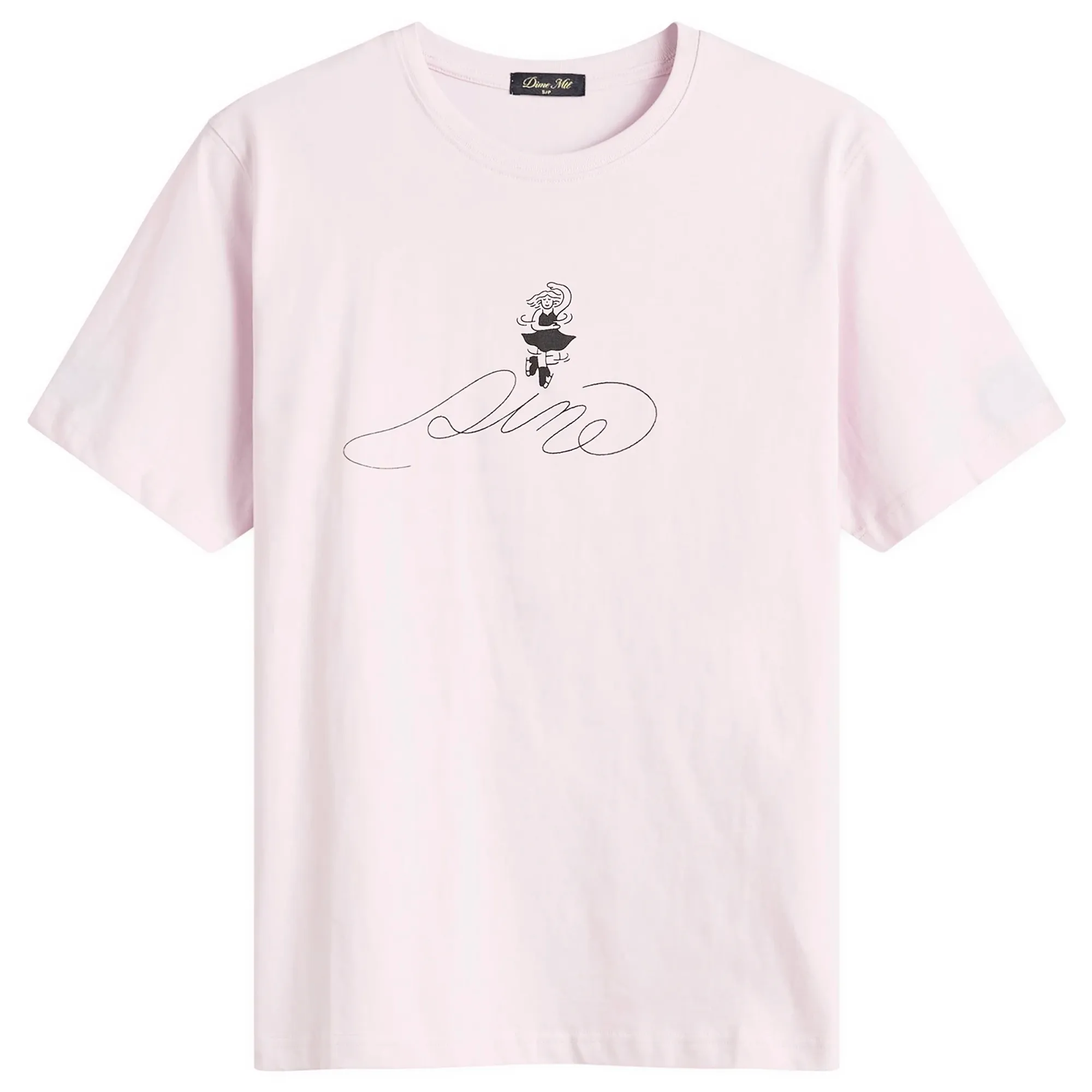 Dime Women's Skater T-Shirt Light Pink