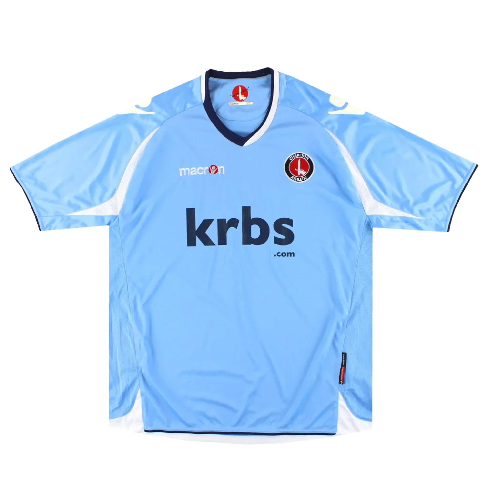 2010-11 Charlton Macron Away Shirt XL - Charlton Athletic / Excellent 