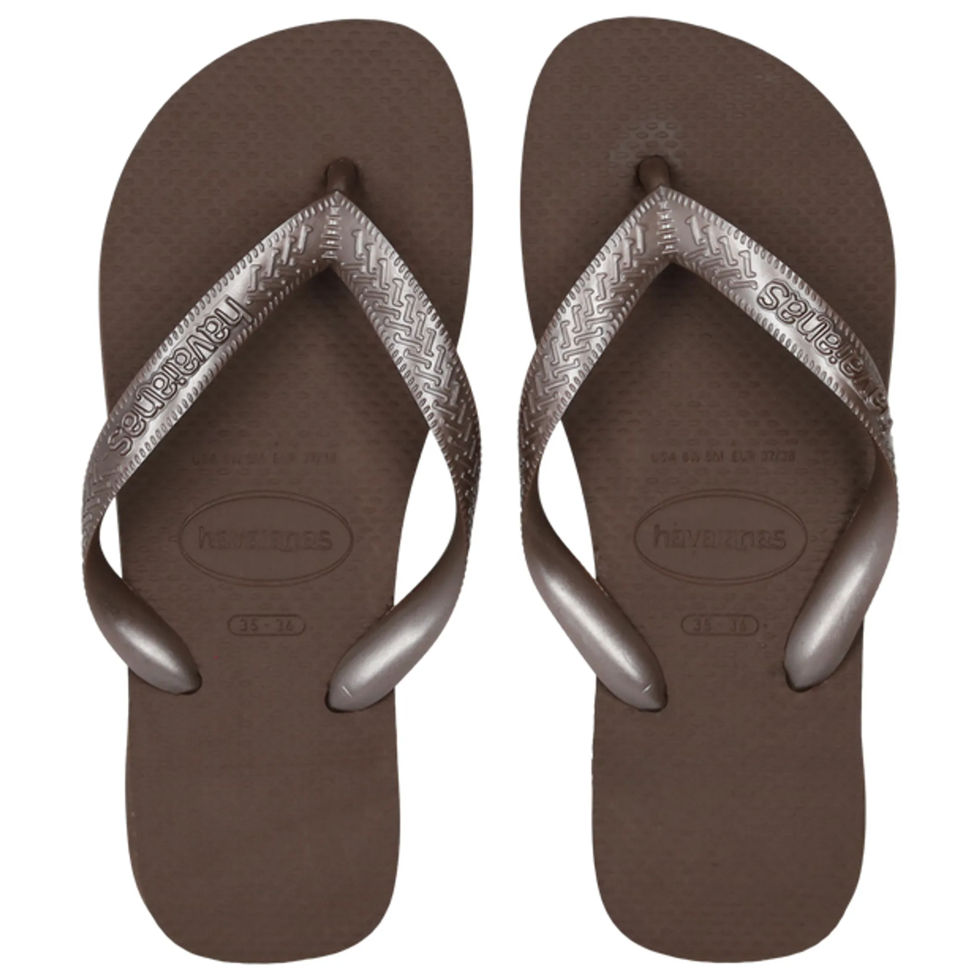 Havaianas Top Tiras Women Flip-Flops and Sandals - Brown