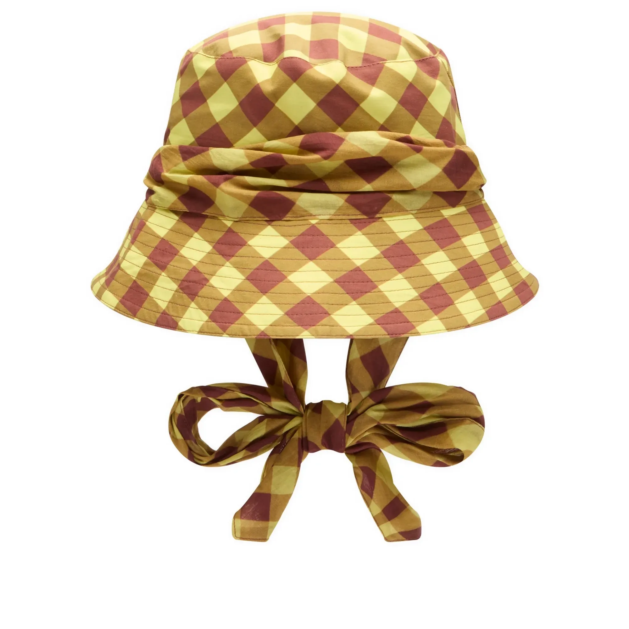 Damson Madder Women's Sunhat With Tie Multi