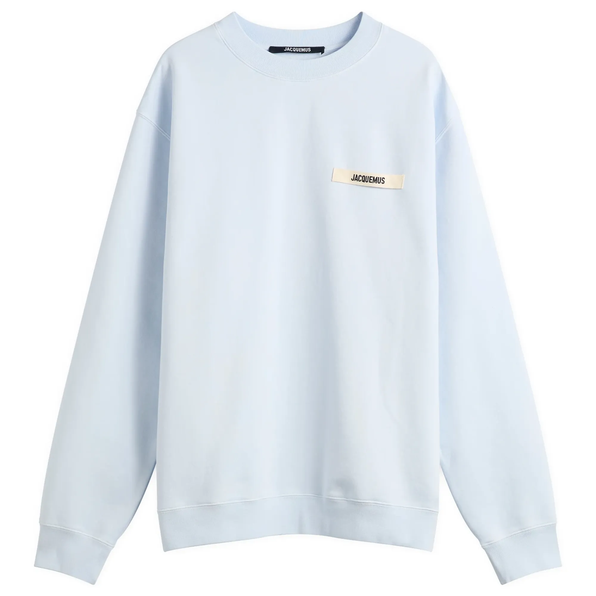 Jacquemus Men's Grosgrain Sweatshirt Light Blue 2