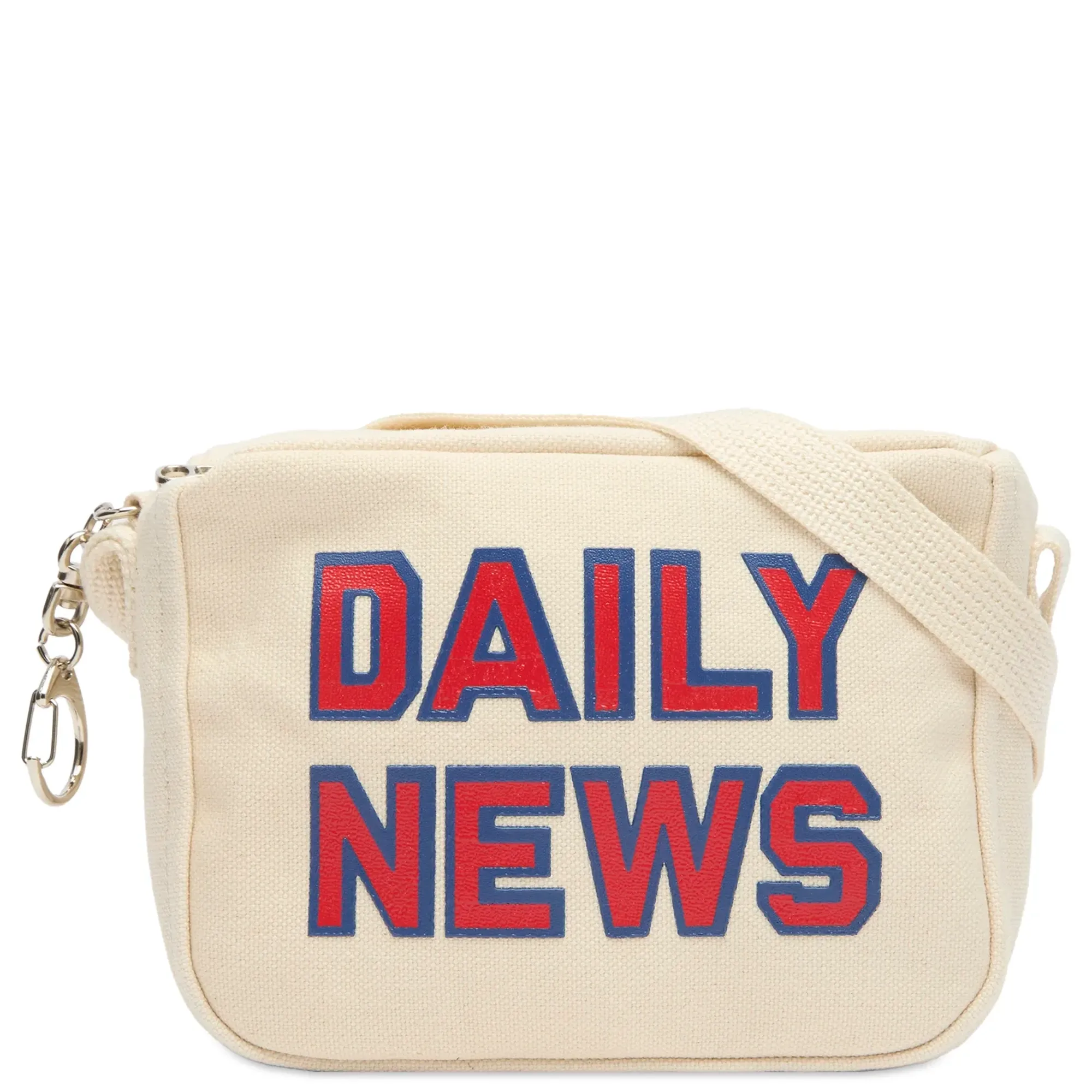 Unlikely Dry Goods Men's Daily News Miniature Messenger Bag Natural