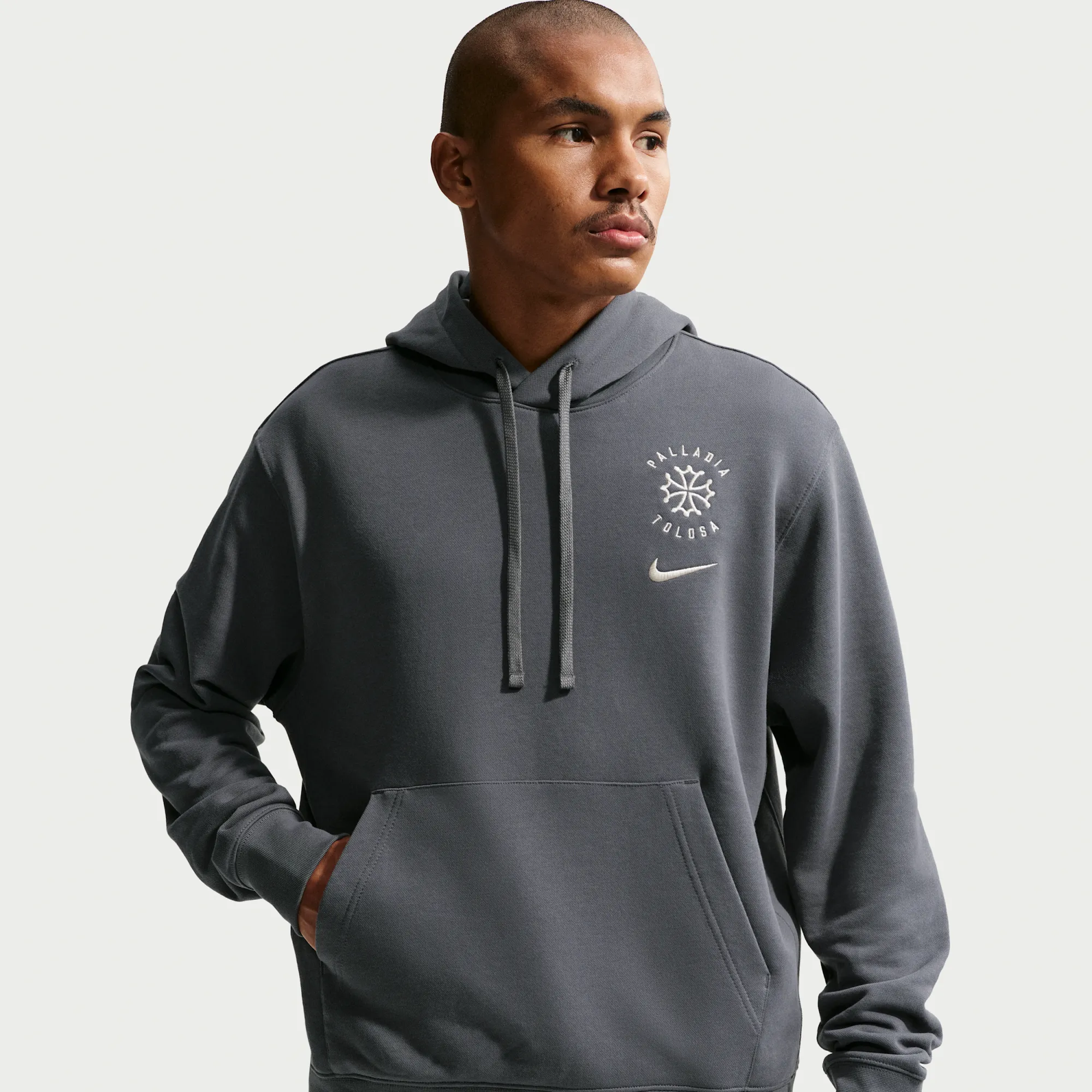 Nike Capitolium Pullover Hoodie - Grey - Fleece