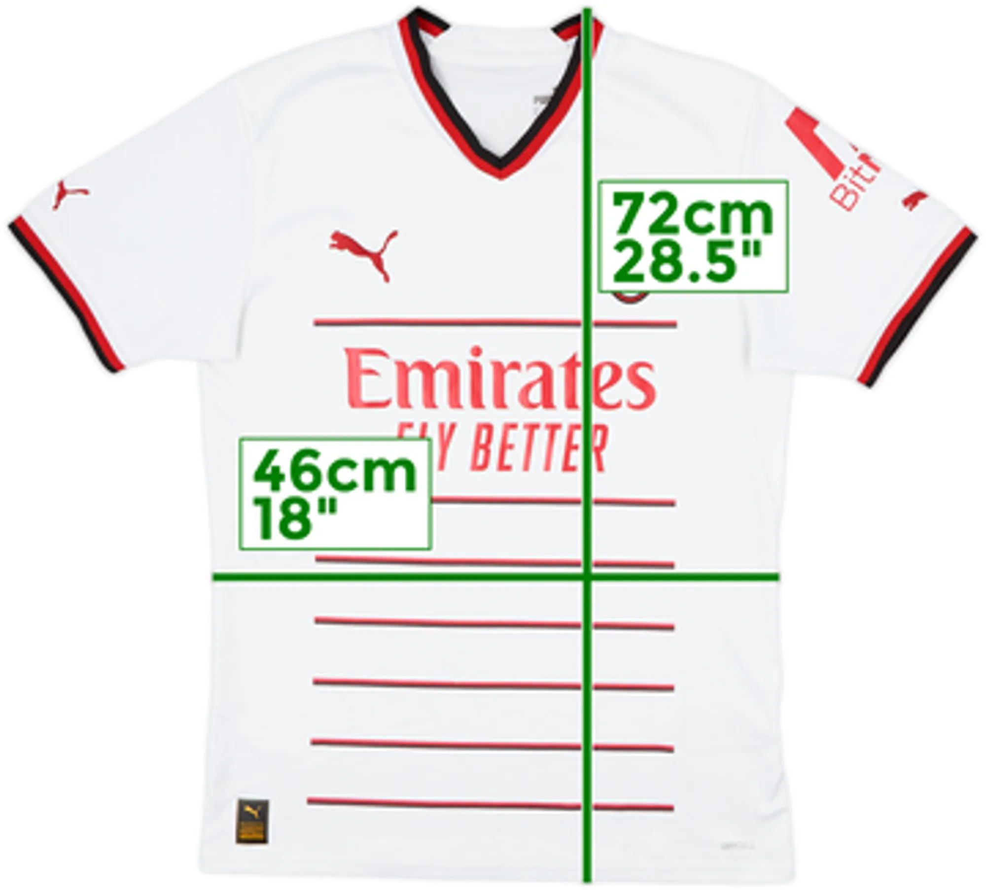 2022-23 AC Milan Away Shirt - 5/10 - (S)