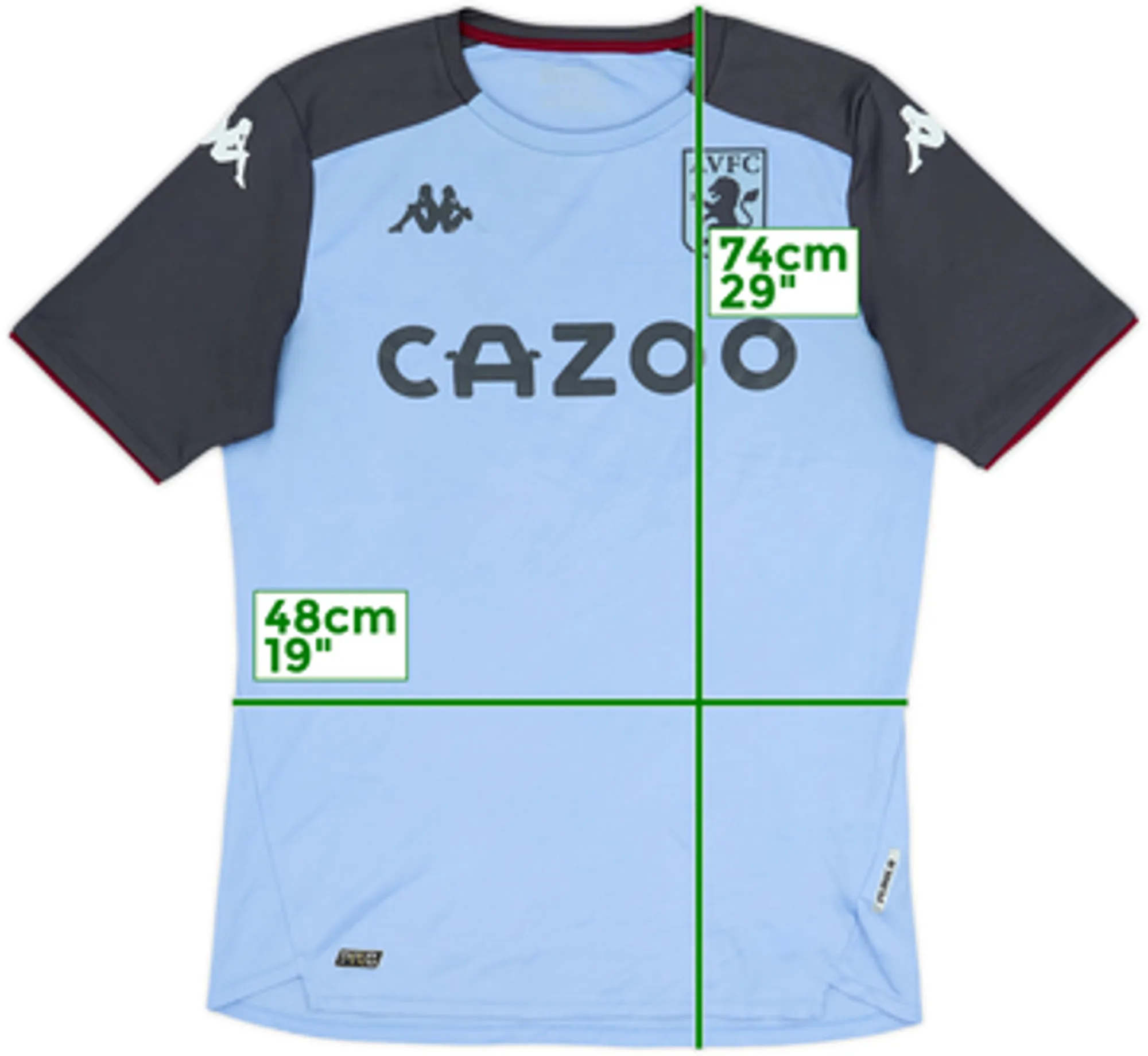 2020-21 Aston Villa Kappa Training Shirt - 5/10 - (L)