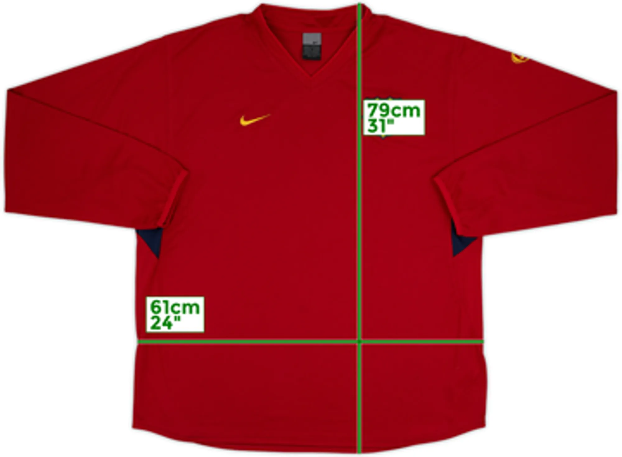 2003-04 Barcelona Nike Training L/S Shirt - 8/10 - (XL)
