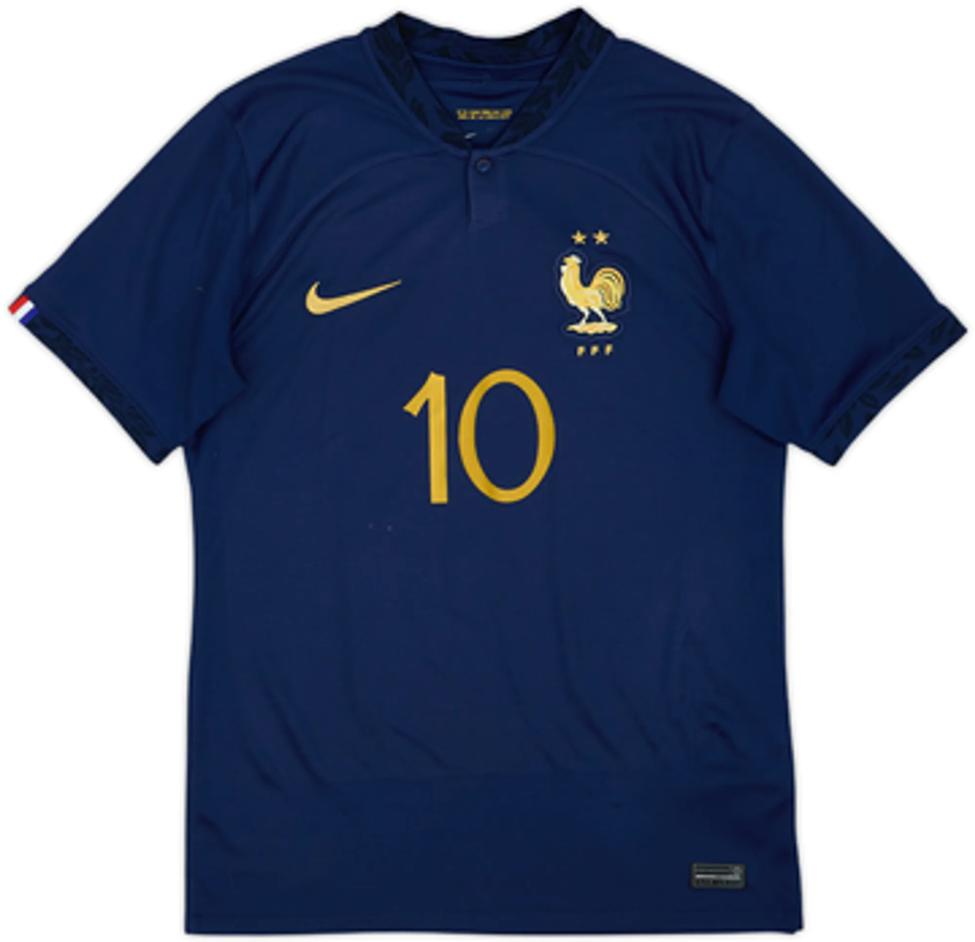 2022-23 France Home Shirt Mbappe #10 - 7/10 - (S)
