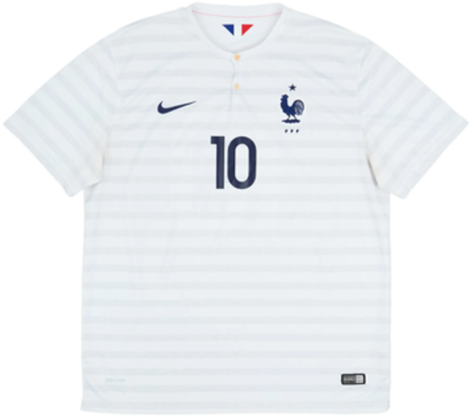 2014-15 France Away Shirt Benzema #10 - 6/10 - (S)