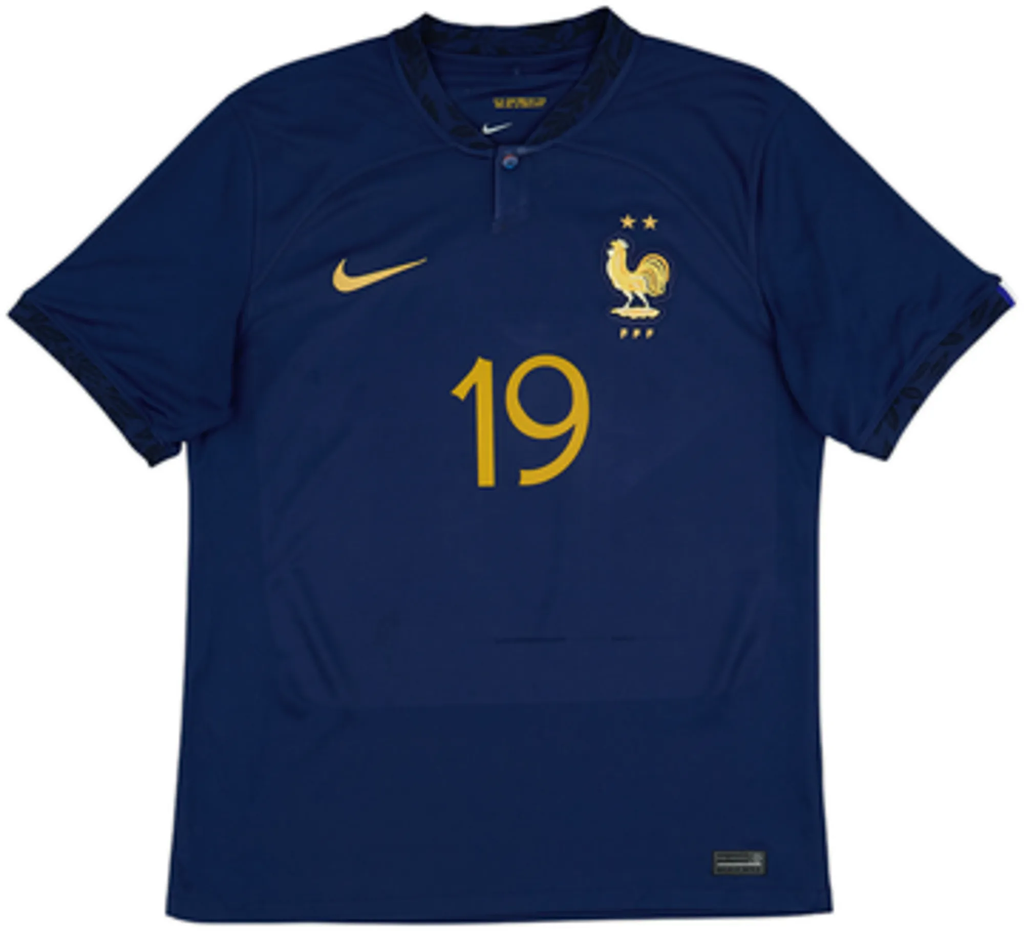 2022-23 France Home Shirt Benzema #19 - 6/10 - (M)