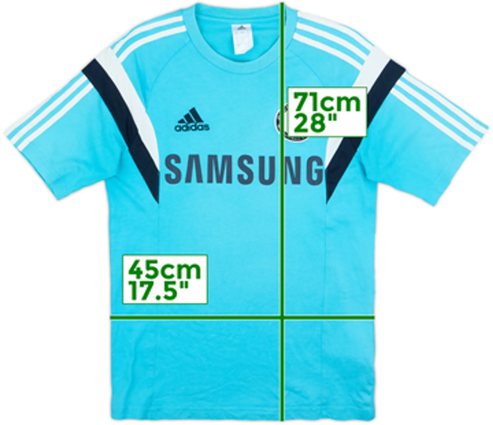 2014-15 Chelsea adidas Cotton Tee - 6/10 - (S)