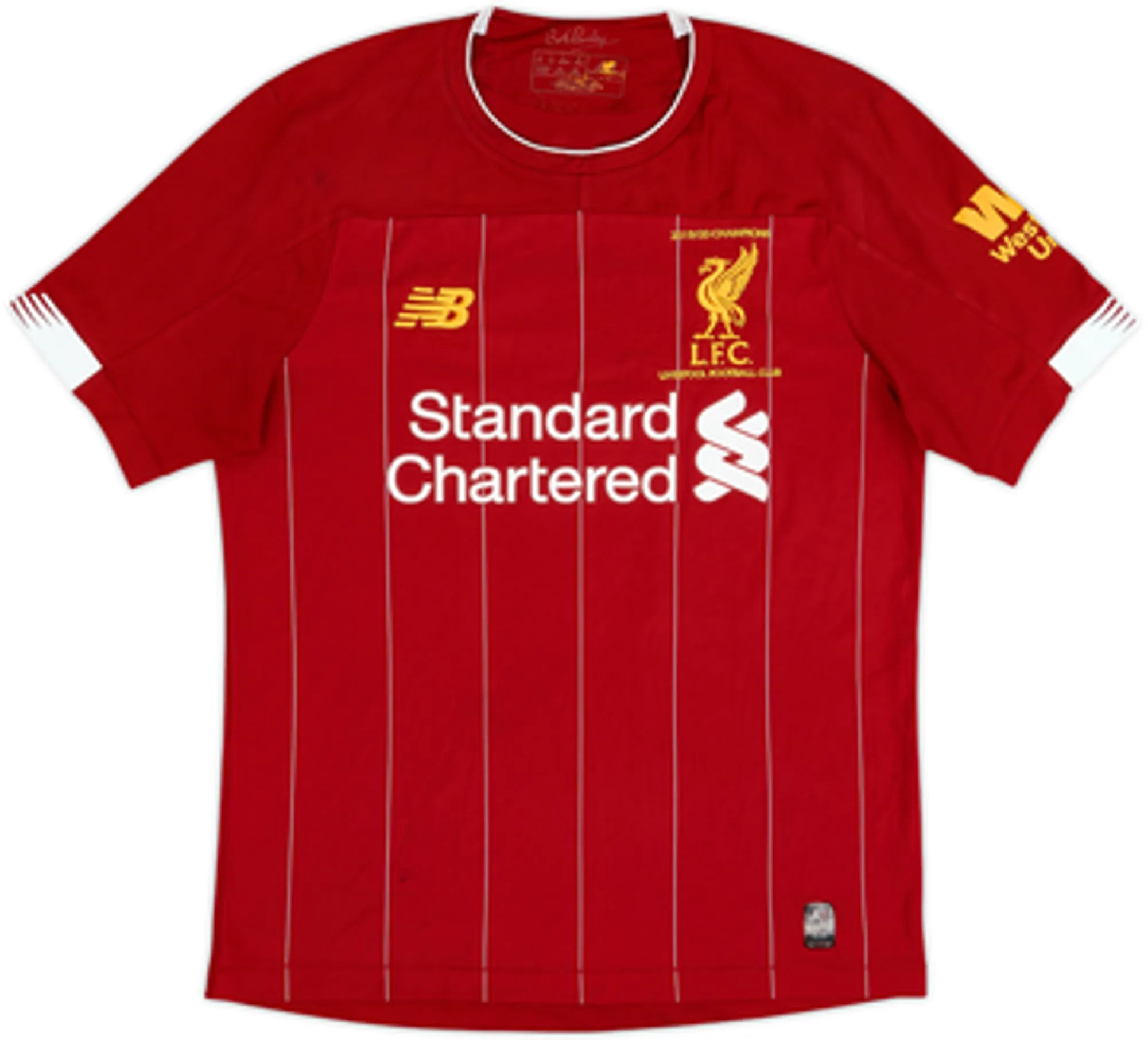 2019-20 Liverpool 'Champions' Home Shirt M.Salah #11 - 5/10 - (S)