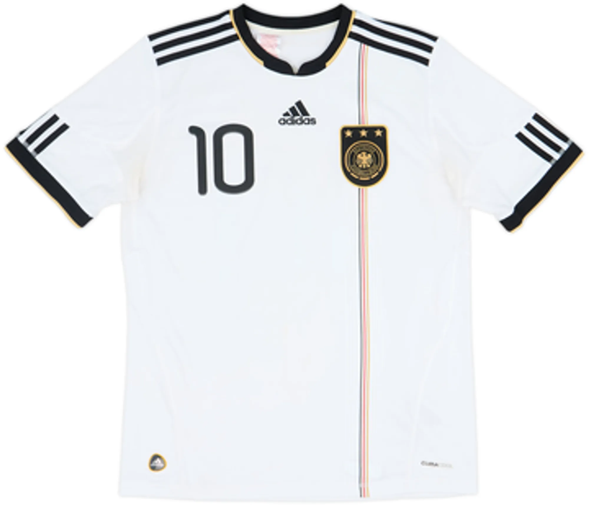 2010-11 Germany Home Shirt Podolski #10 - 6/10 - (M)