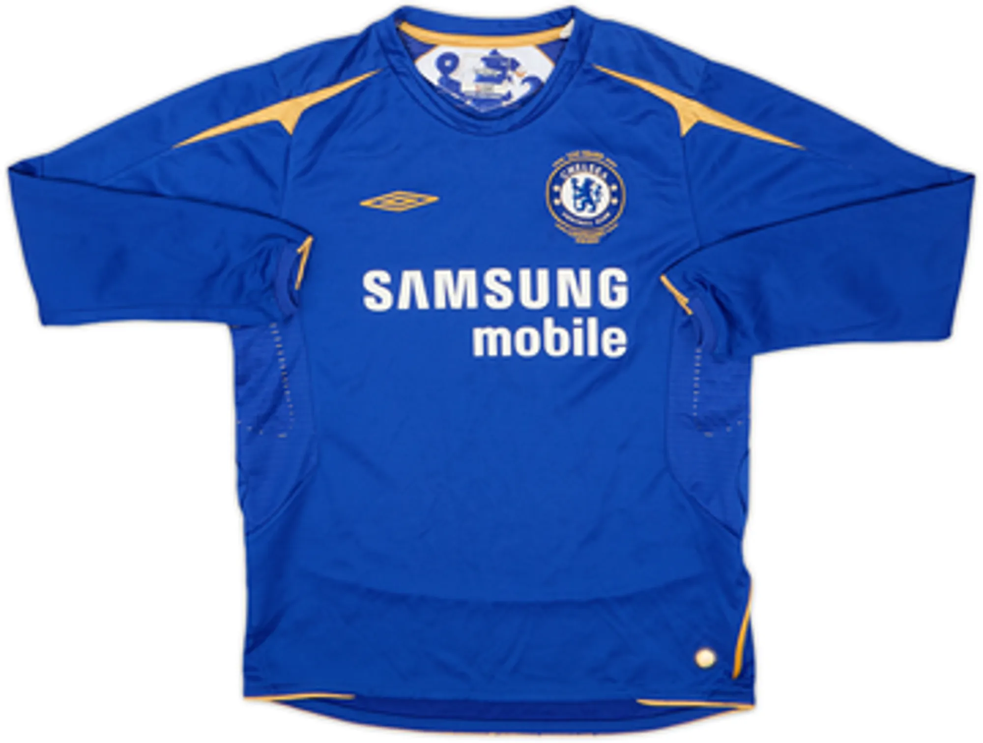 2005-06 Chelsea Centenary Home L/S Shirt & Shorts - 8/10 - (M.Boys)
