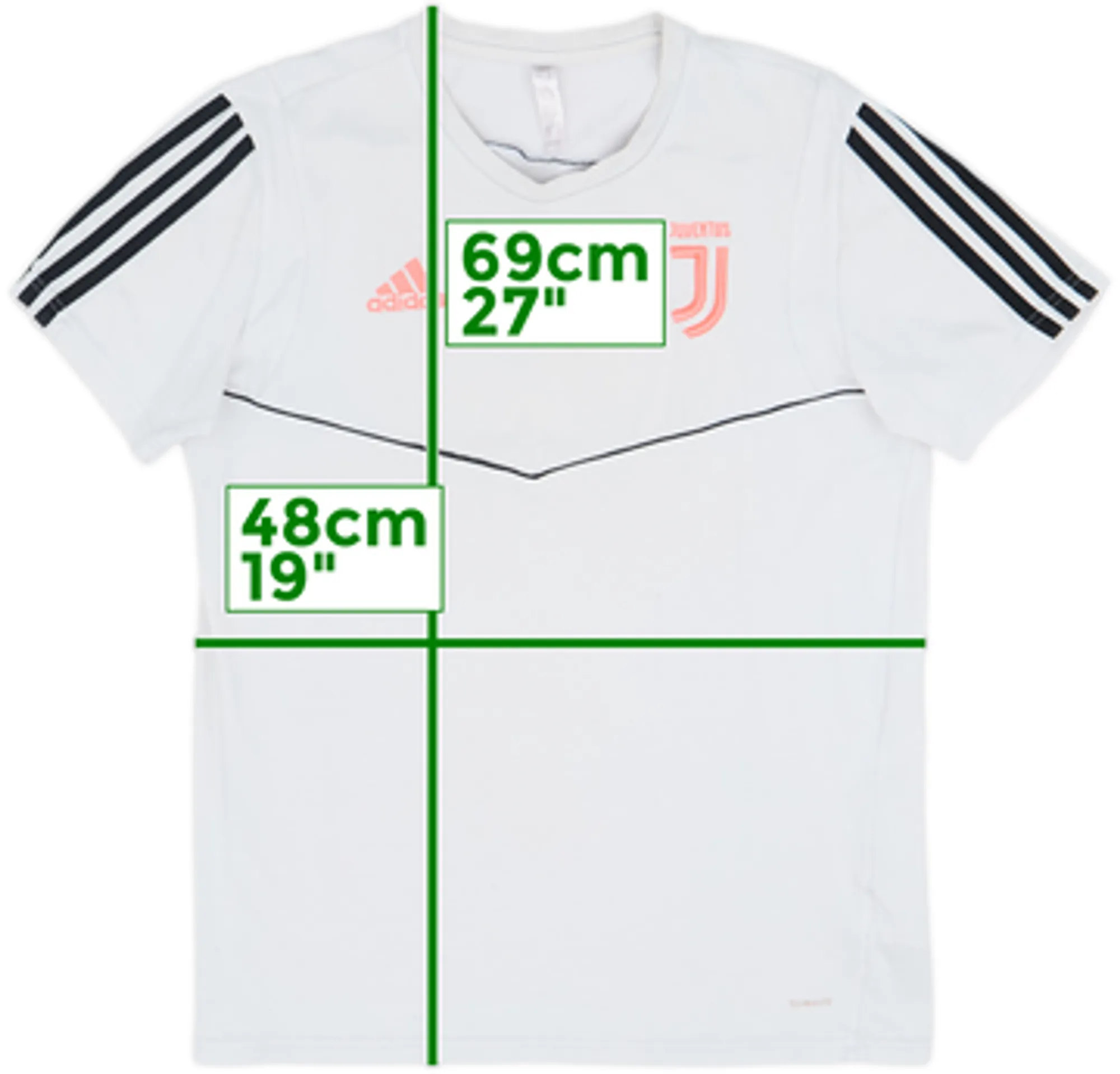 2019-20 Juventus adidas Cotton Tee - 5/10 - (M)