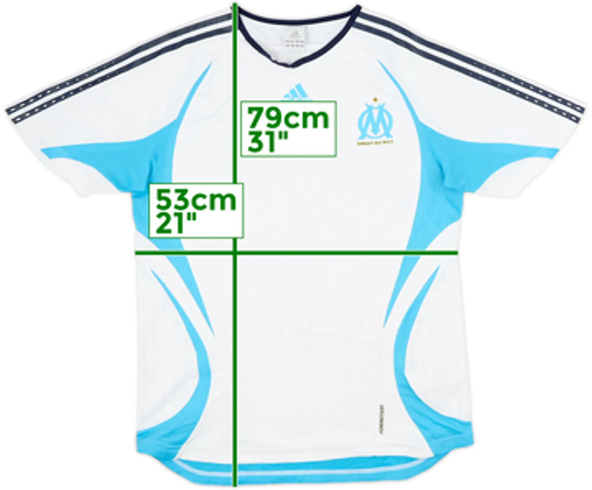 2006-07 Marseille adidas Formotion Training Shirt - 5/10 - (L/XL)