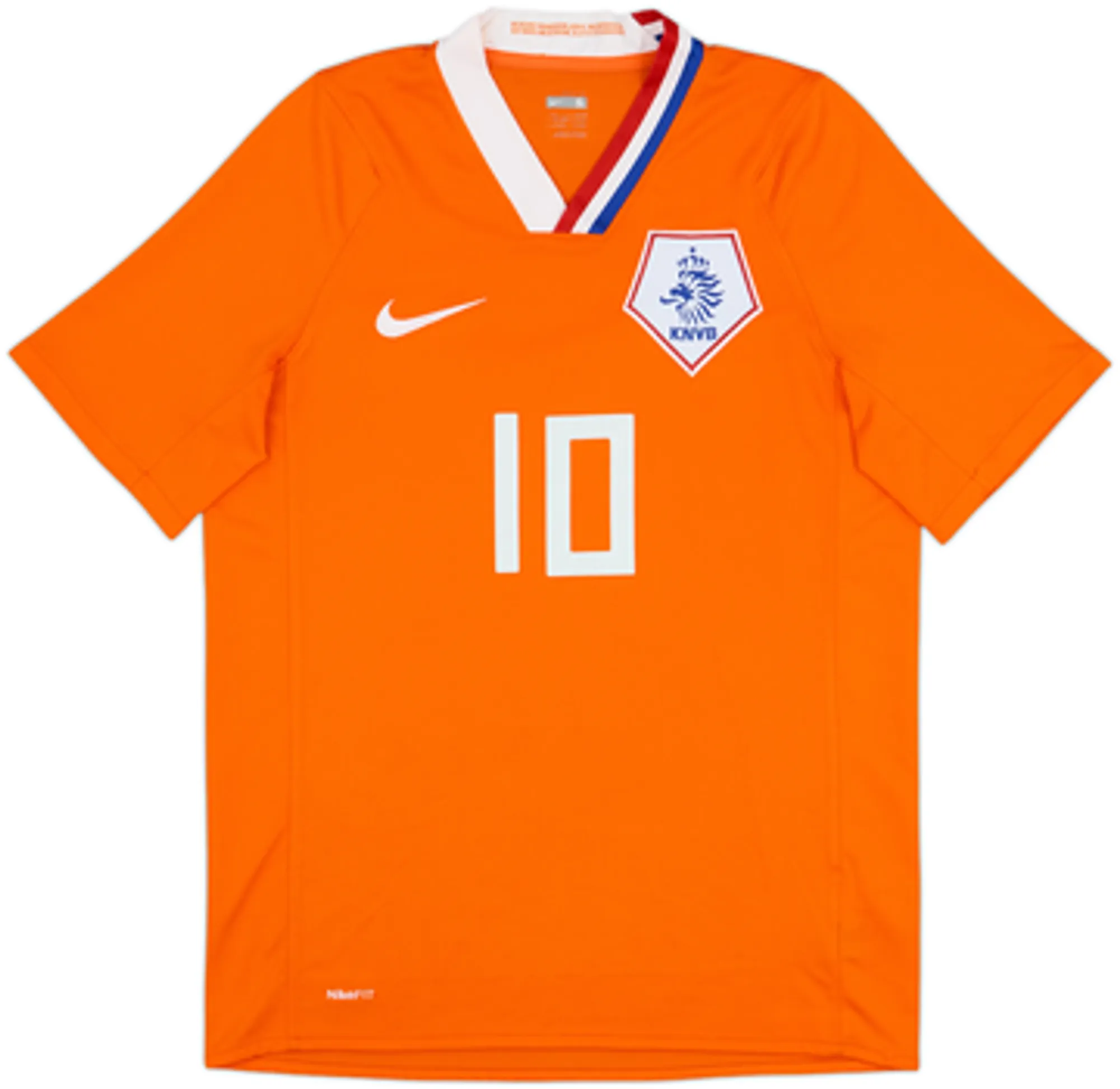 2008-10 Netherlands Home Shirt Sneijder #10 - 6/10 - (S)
