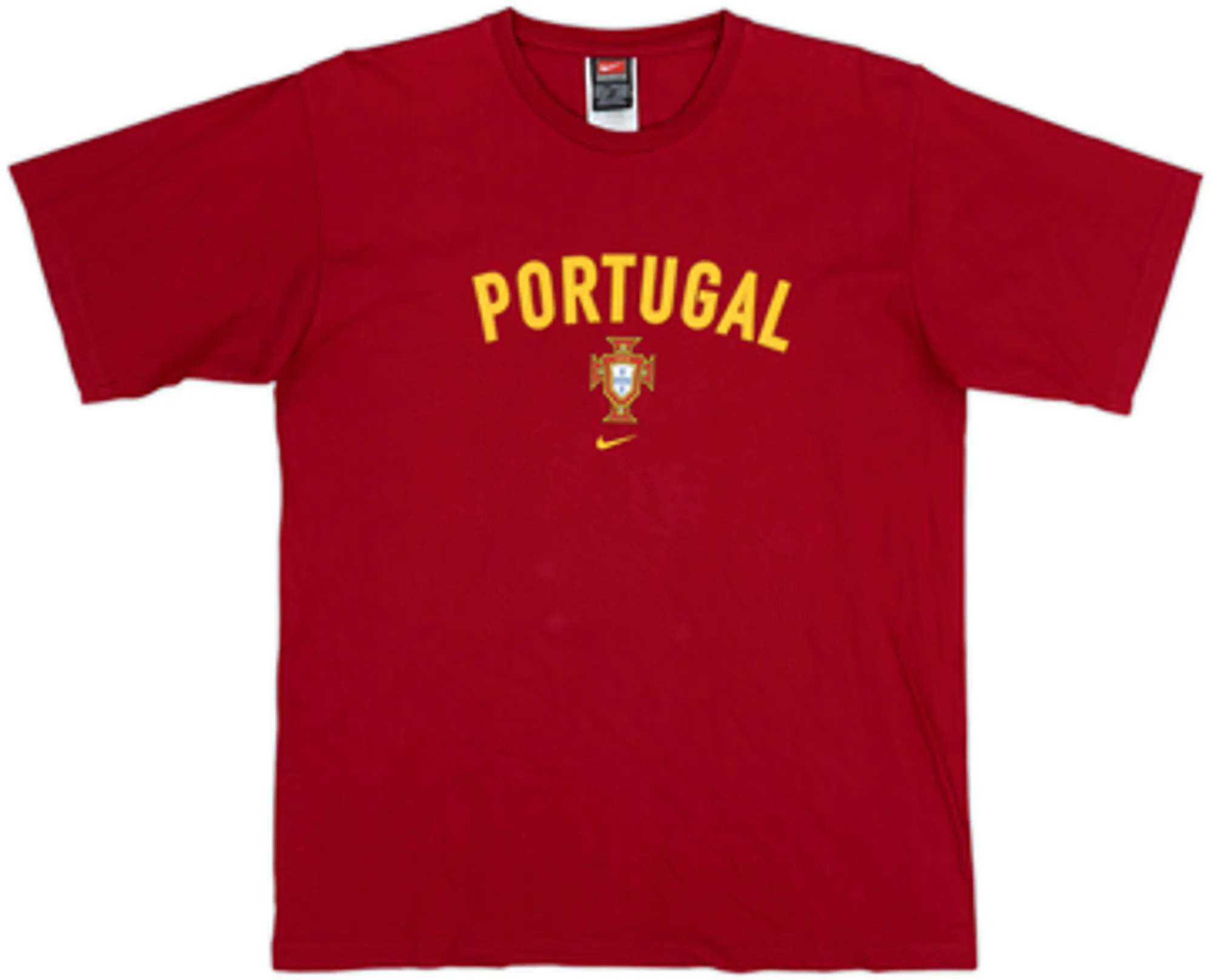 2002-03 Portugal Nike Cotton Tee Figo #7 - 9/10 - (L)