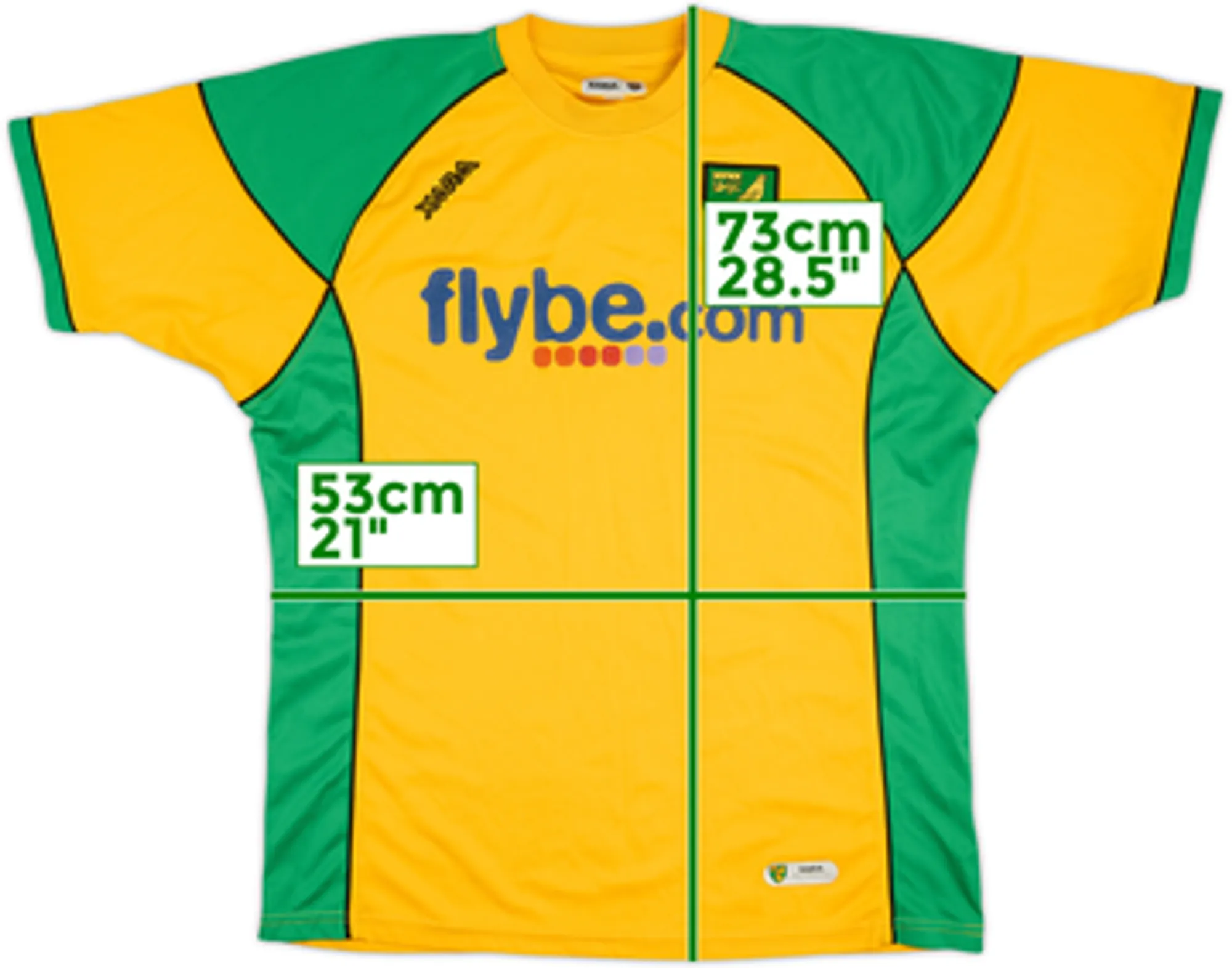 2006-08 Norwich Home Shirt - 10/10 - (XL)