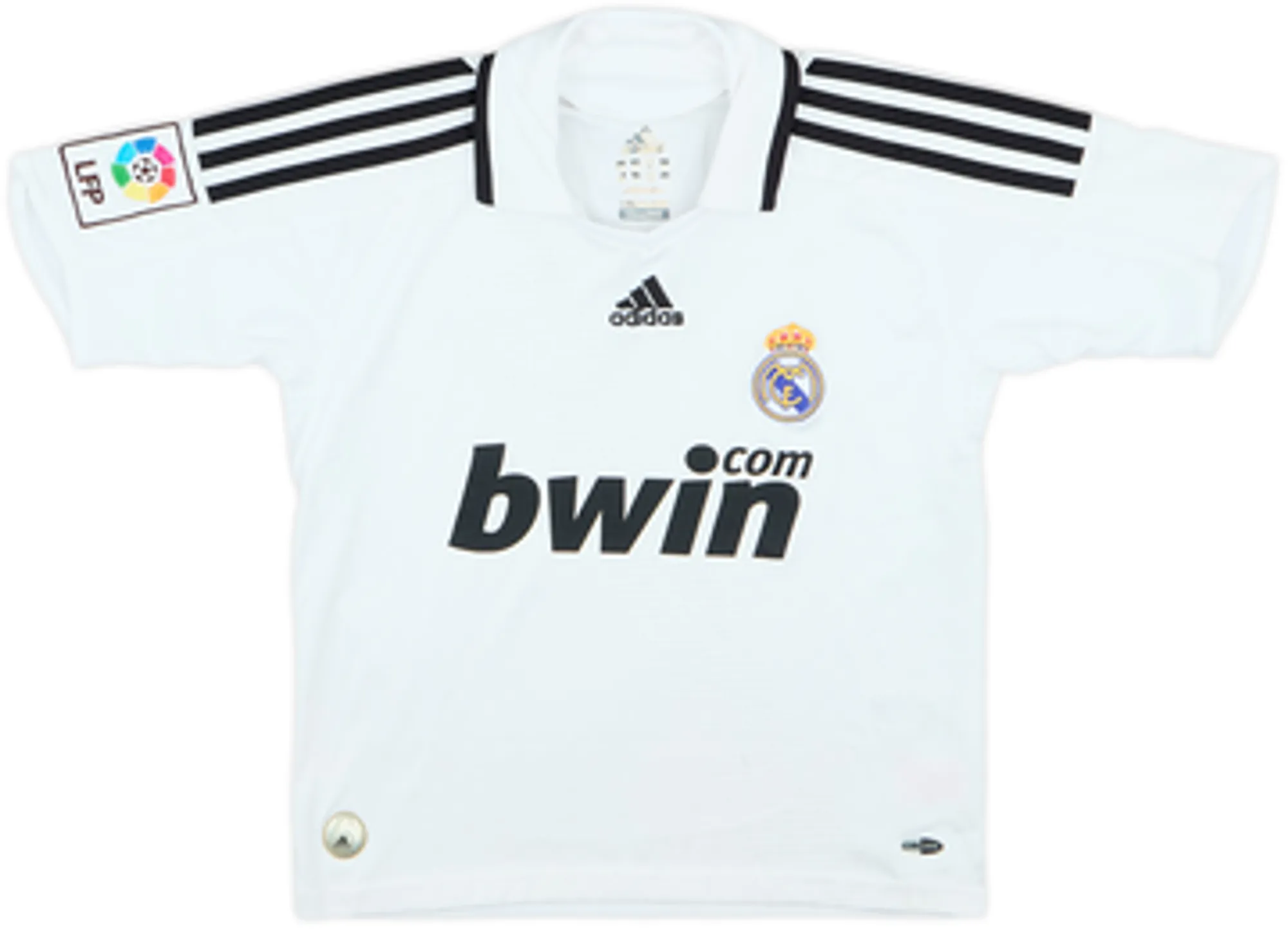 2008-09 Real Madrid Home Shirt Raul #7 - 6/10 - (6-8 Years)