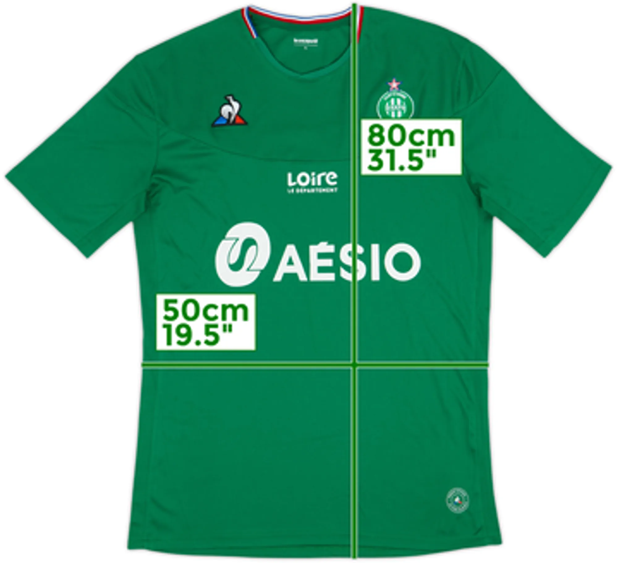 2019-20 Saint Etienne Home Shirt - 10/10 - (XL)