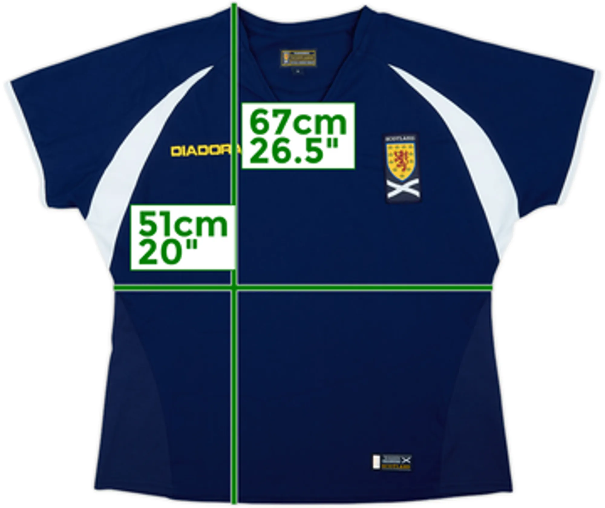 2003-05 Scotland Home Shirt - 10/10 - (Women's M)