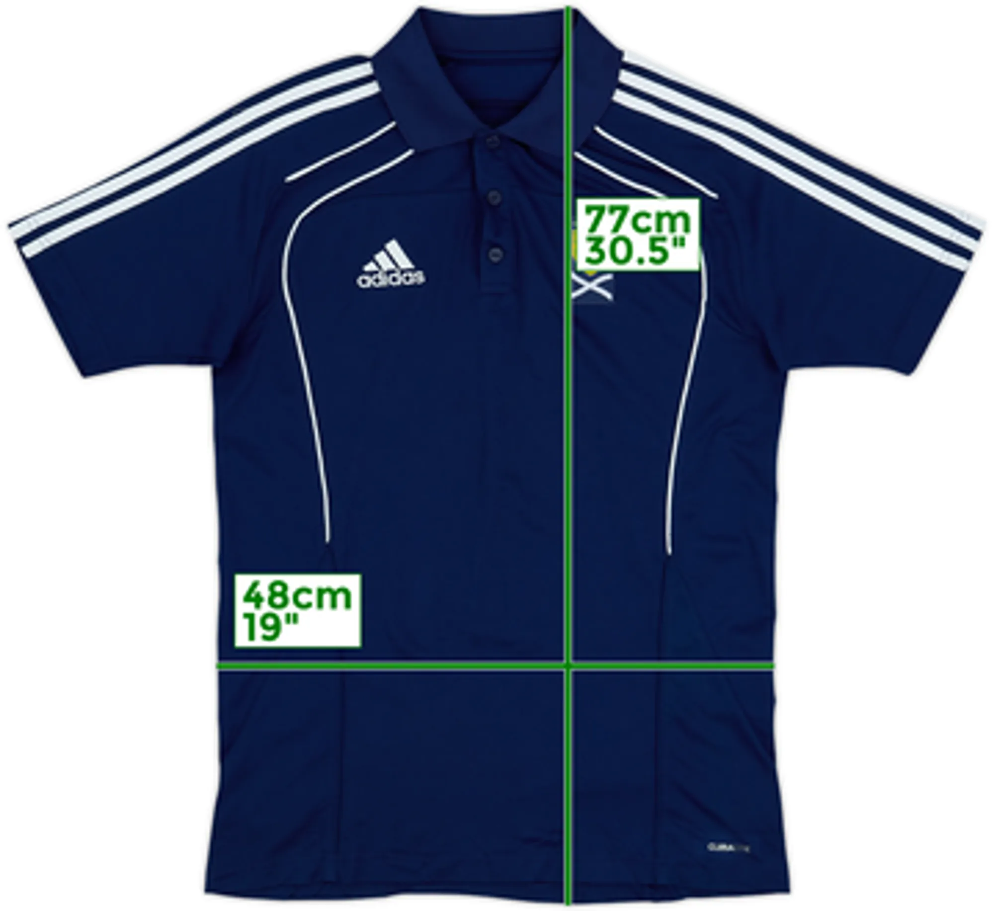 2010-11 Scotland adidas Polo Shirt - 10/10 - (M)
