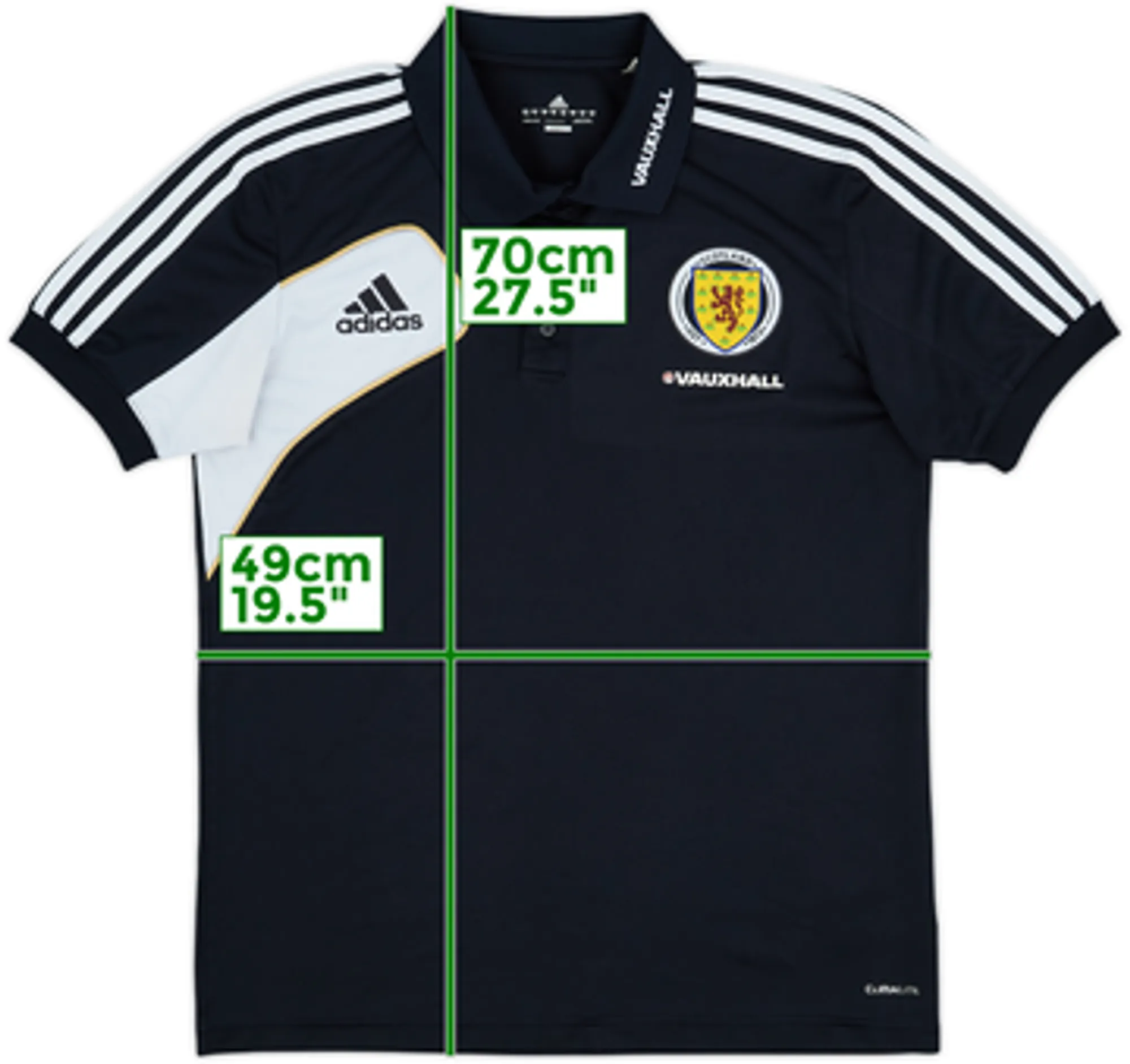 2011-12 Scotland adidas Polo Shirt - 10/10 - (S)