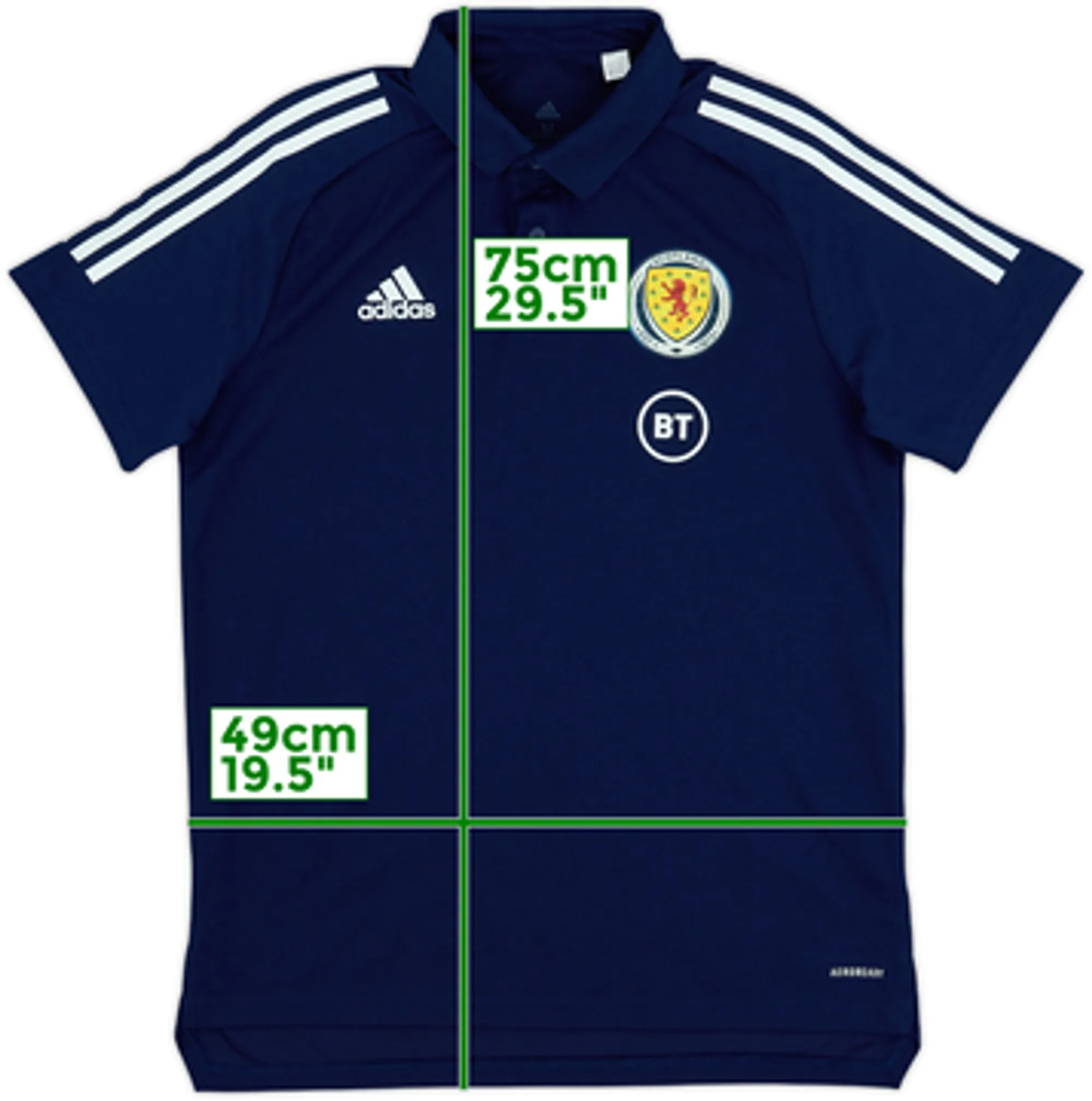 2020-21 Scotland adidas Polo Shirt - 8/10 - (M)