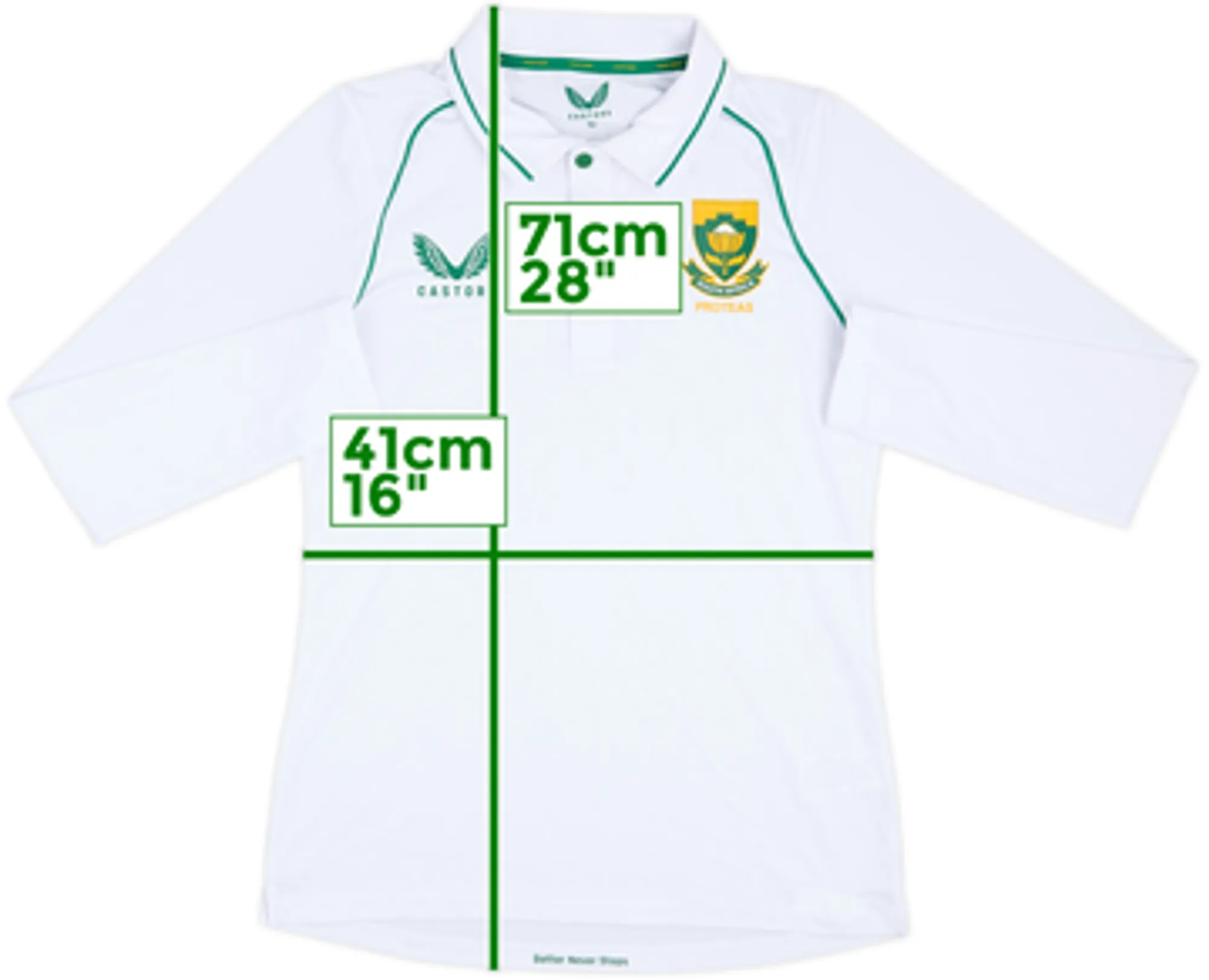 2022 South Africa Cricket Test Shirt - 8/10 - (Women's M)
