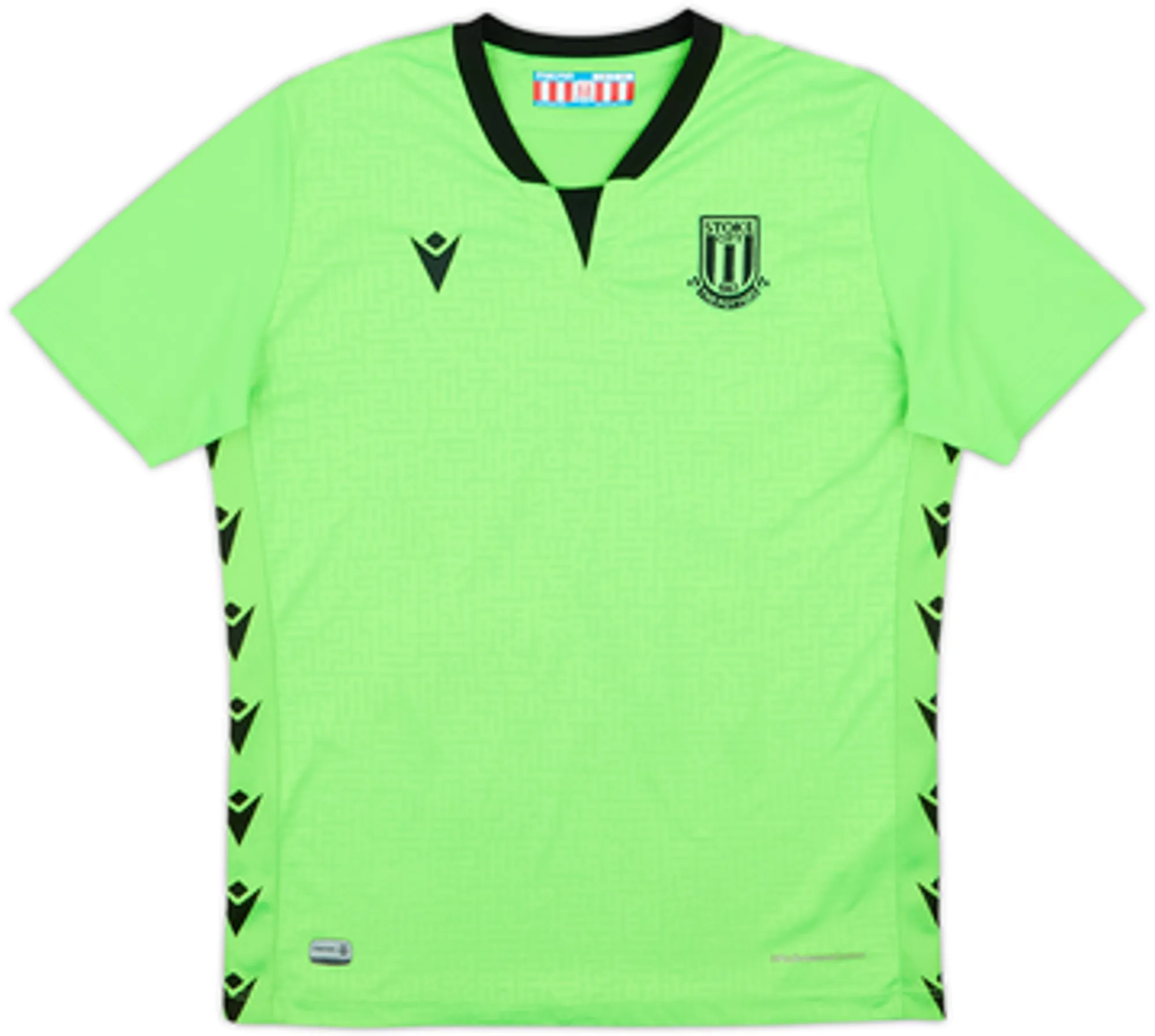 2021-22 Stoke City S/S GK Shirt Bursik #12 - 6/10 - (L.Boys)