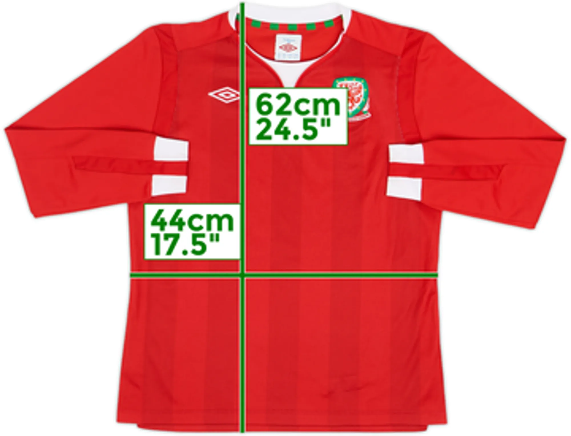 2011-12 Wales Home L/S Shirt - 10/10 - (L.Boys)